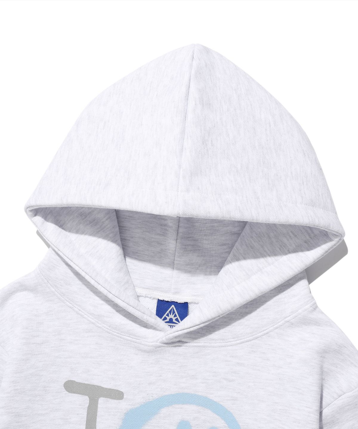 이스트쿤스트(ISTKUNST) I SMILEY KUNST HOODIE_LIGHT GREY(IK2FSMM410A)