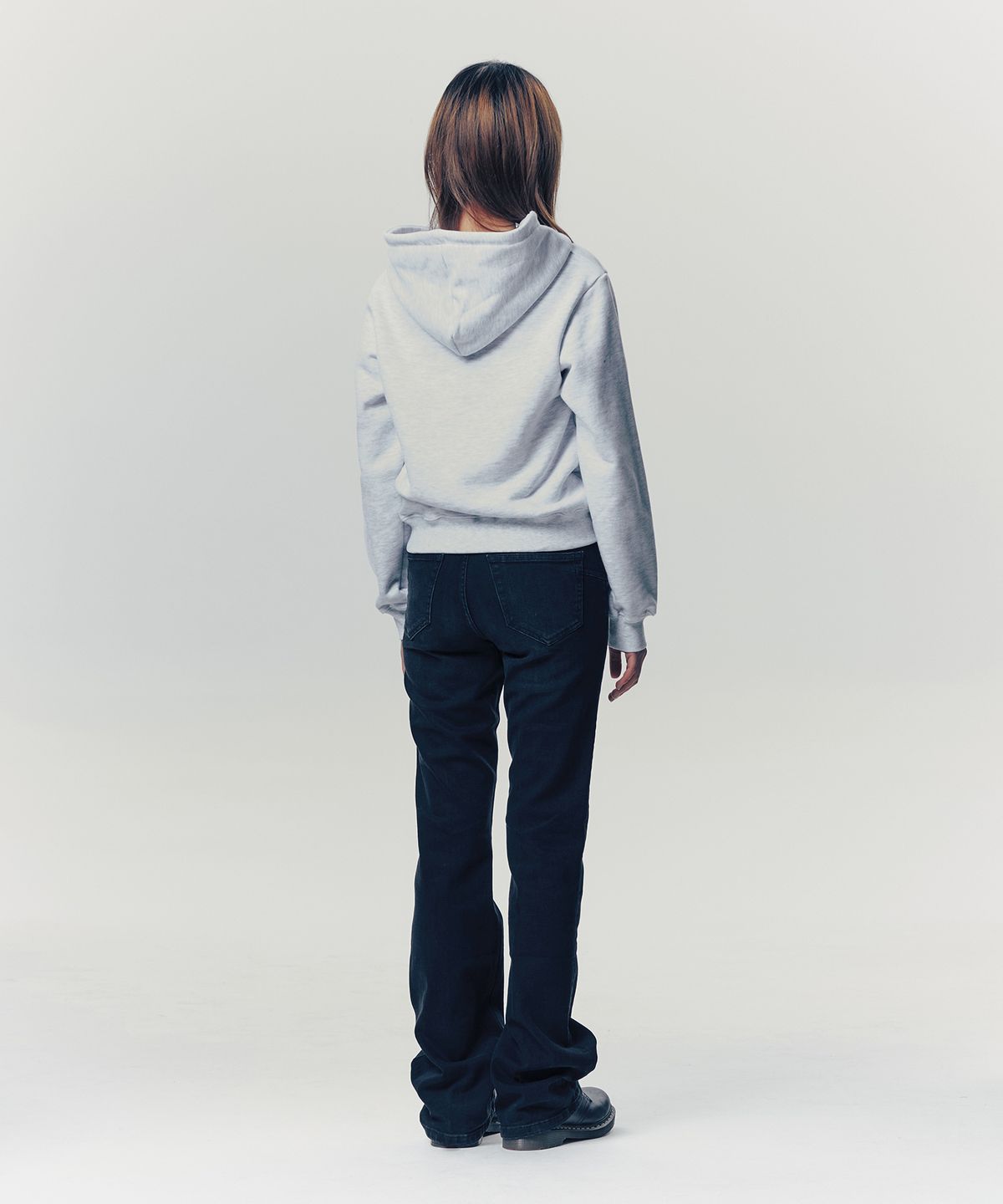 이스트쿤스트(ISTKUNST) I SMILEY KUNST HOODIE_LIGHT GREY(IK2FSMM410A)