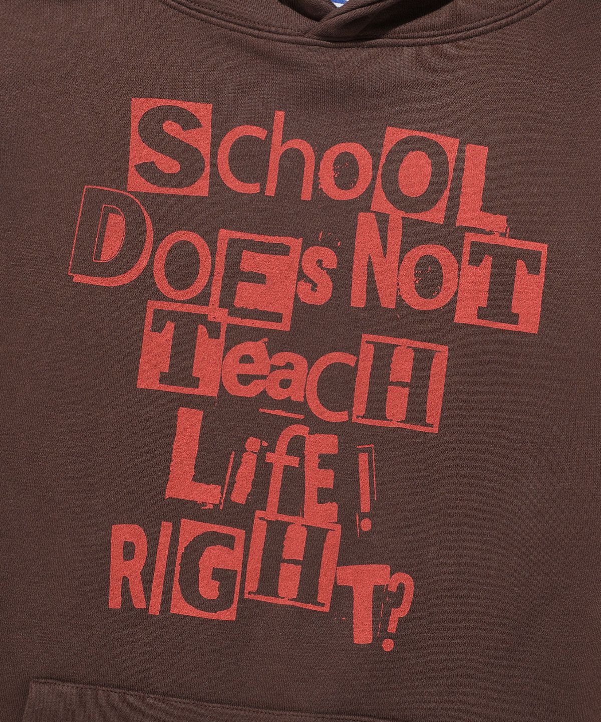 이스트쿤스트(ISTKUNST) DOES NOT TEACH HOODIE_BROWN(IK2FSMM404A)