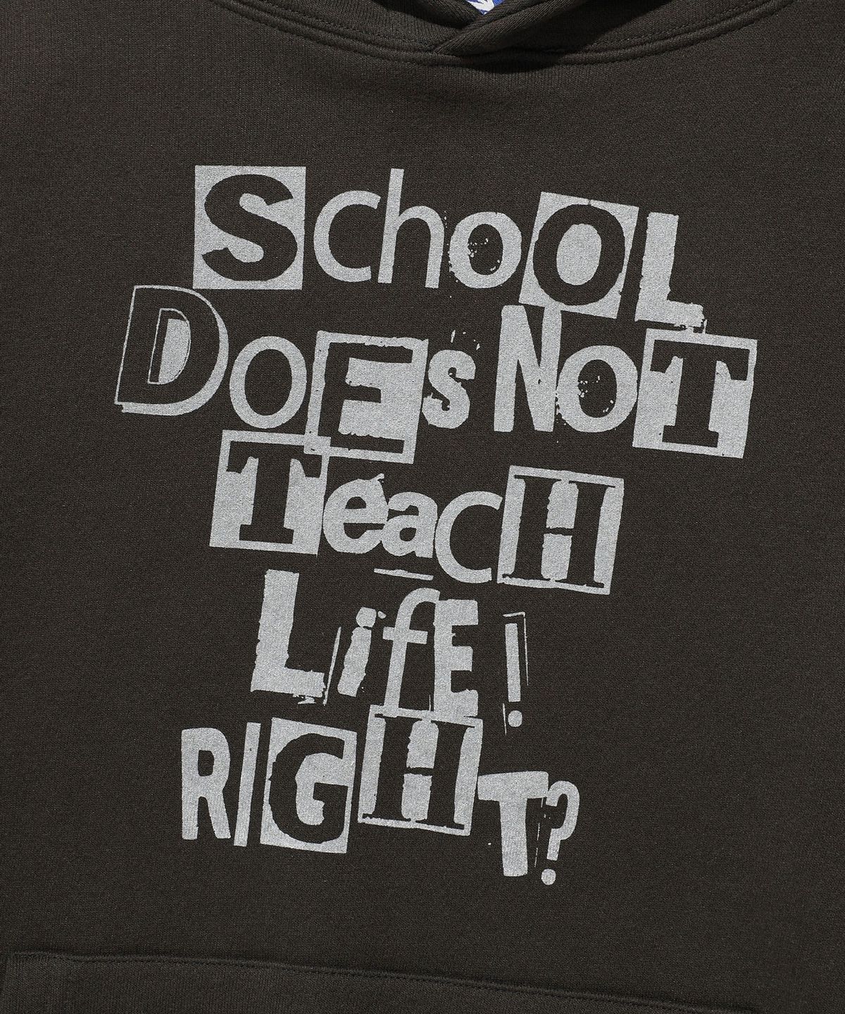 이스트쿤스트(ISTKUNST) DOES NOT TEACH HOODIE_CHARCOAL(IK2FSMM404A)