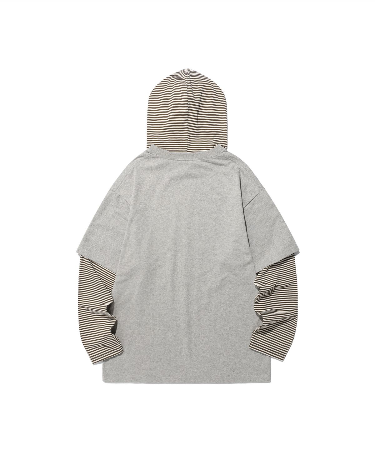 이스트쿤스트(ISTKUNST) FOREVER HOMIES LAYERED LS TEE_GREY(IK2FSMT550A)