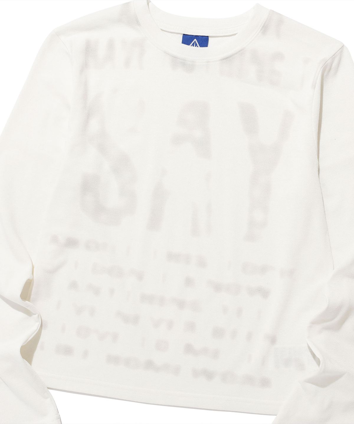 이스트쿤스트(ISTKUNST) SAY BLUR LS TEE_WHITE(IK2FSMT552A)