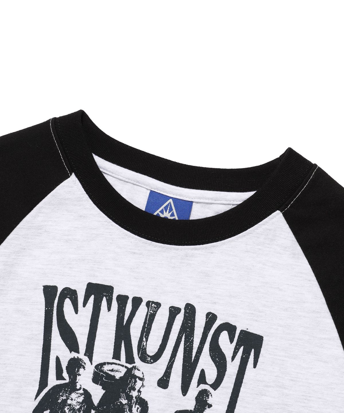 이스트쿤스트(ISTKUNST) SCENE BAND RAGLAN LS TEE_LIGHT GREY(IK2FSMT553A)