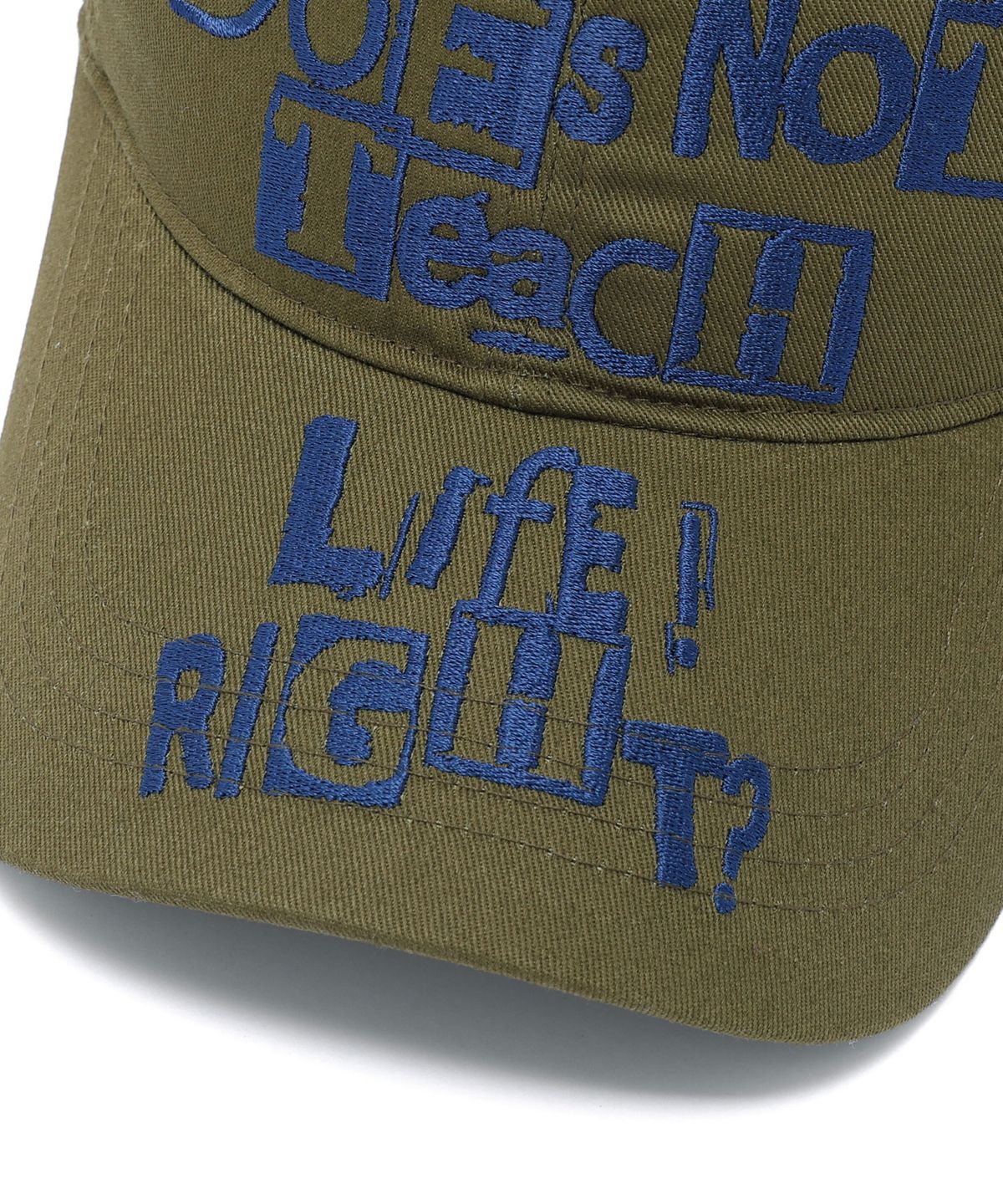 이스트쿤스트(ISTKUNST) DOES NOT TEACH CAP_KHAKI(IK2FSMAB20A)