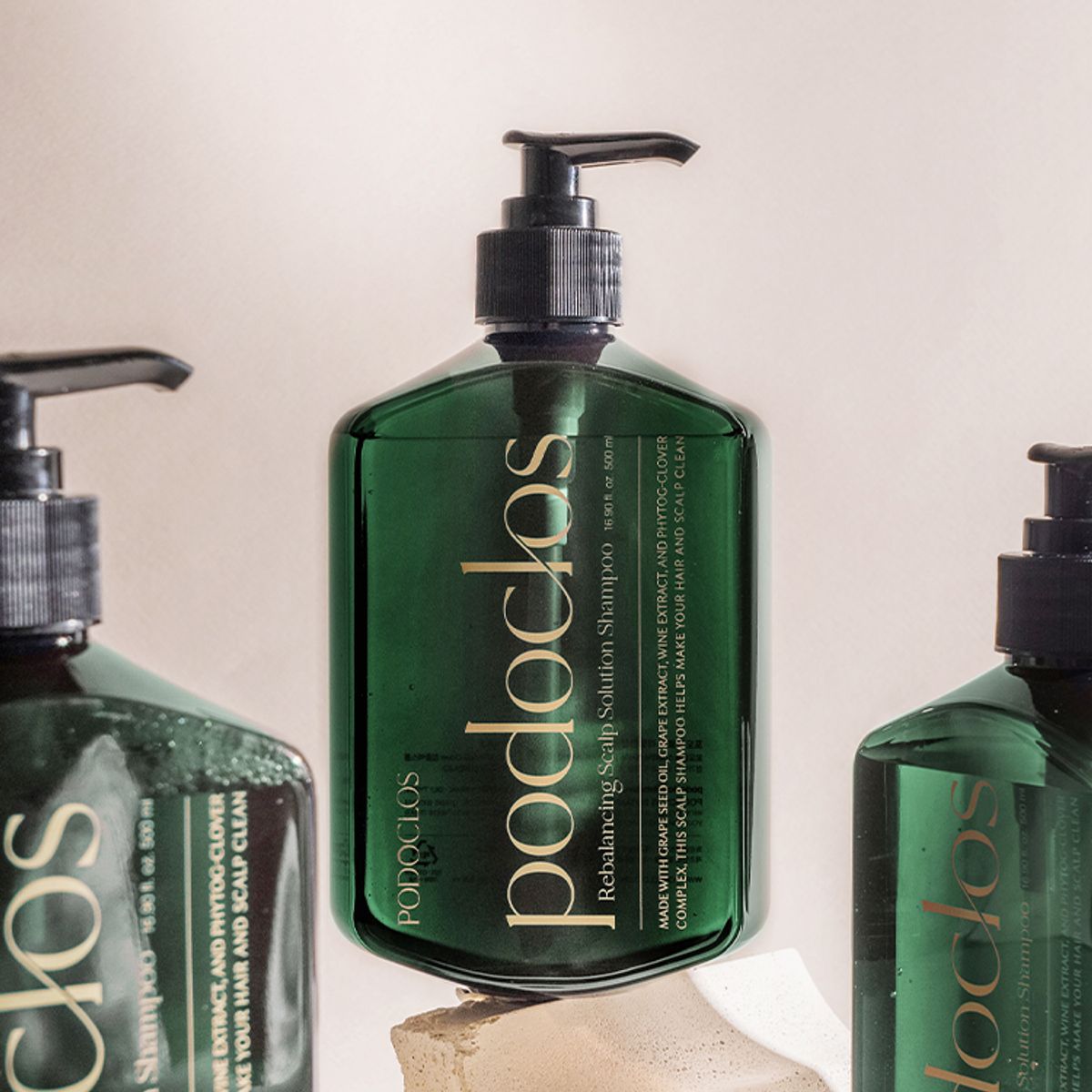 포도클로스(PODOCLOS) 탈모증상 완화 두피케어 리밸런싱 스칼프 솔루션 샴푸 500ML
