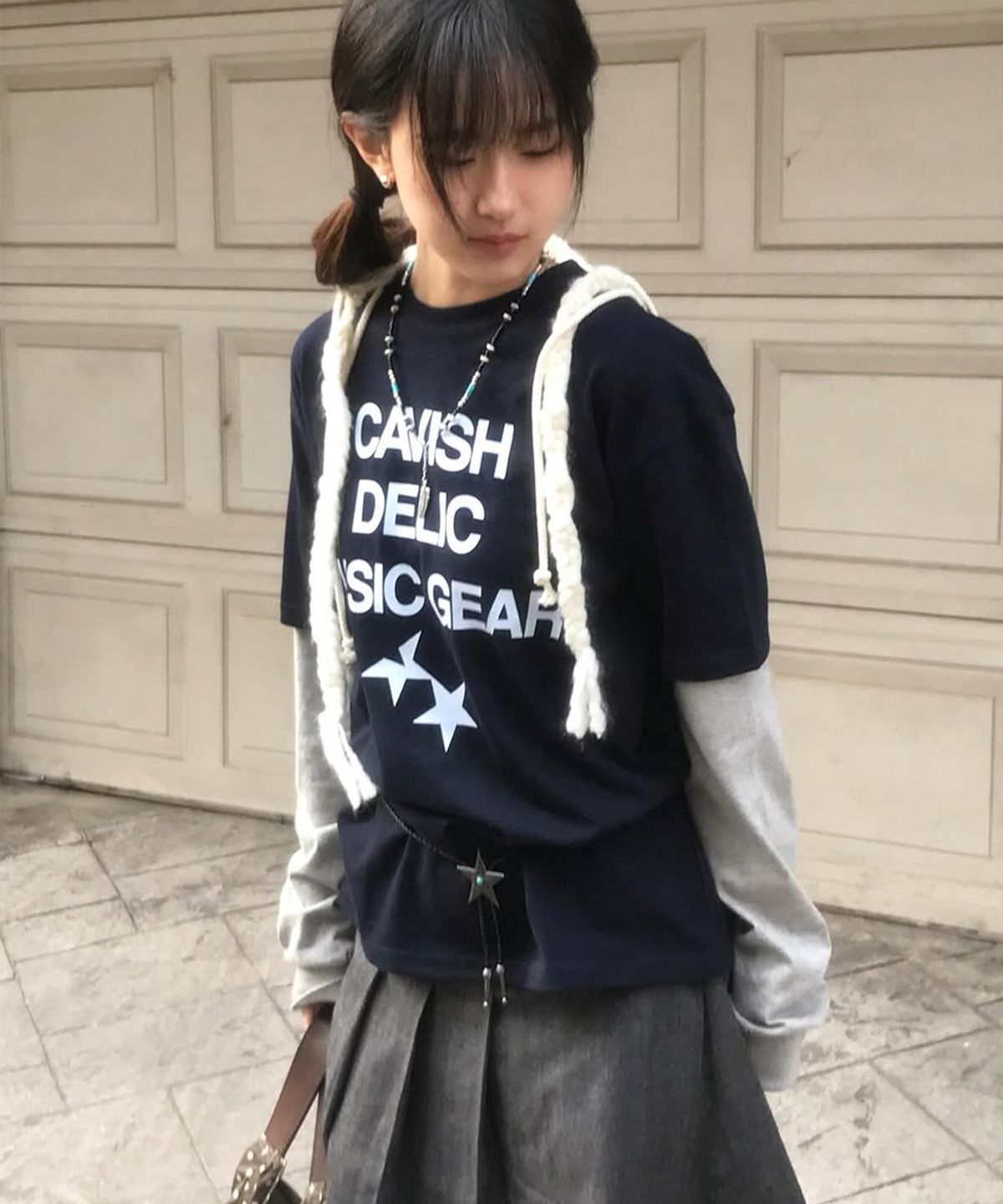 카비시(CAVISH) DELIC LAYERED LS TEE NAVY(CV2FSUT579A)