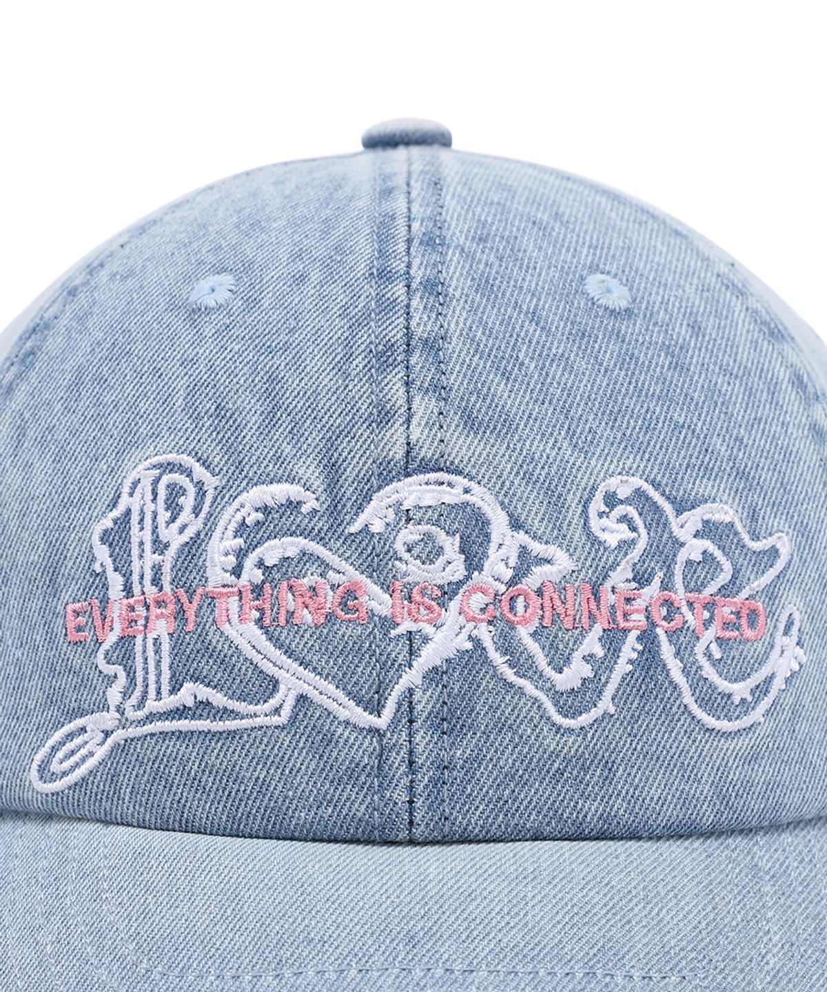 카비시(CAVISH) WASHED DENIM EMB BALL CAP BLUE(CV2FSUAB22A)