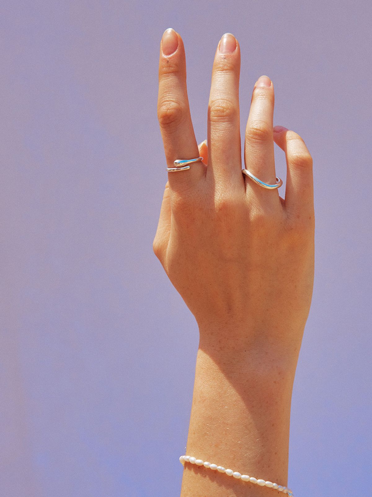 아쿠푸(ACOOPU) [925 silver] nohea  point ring