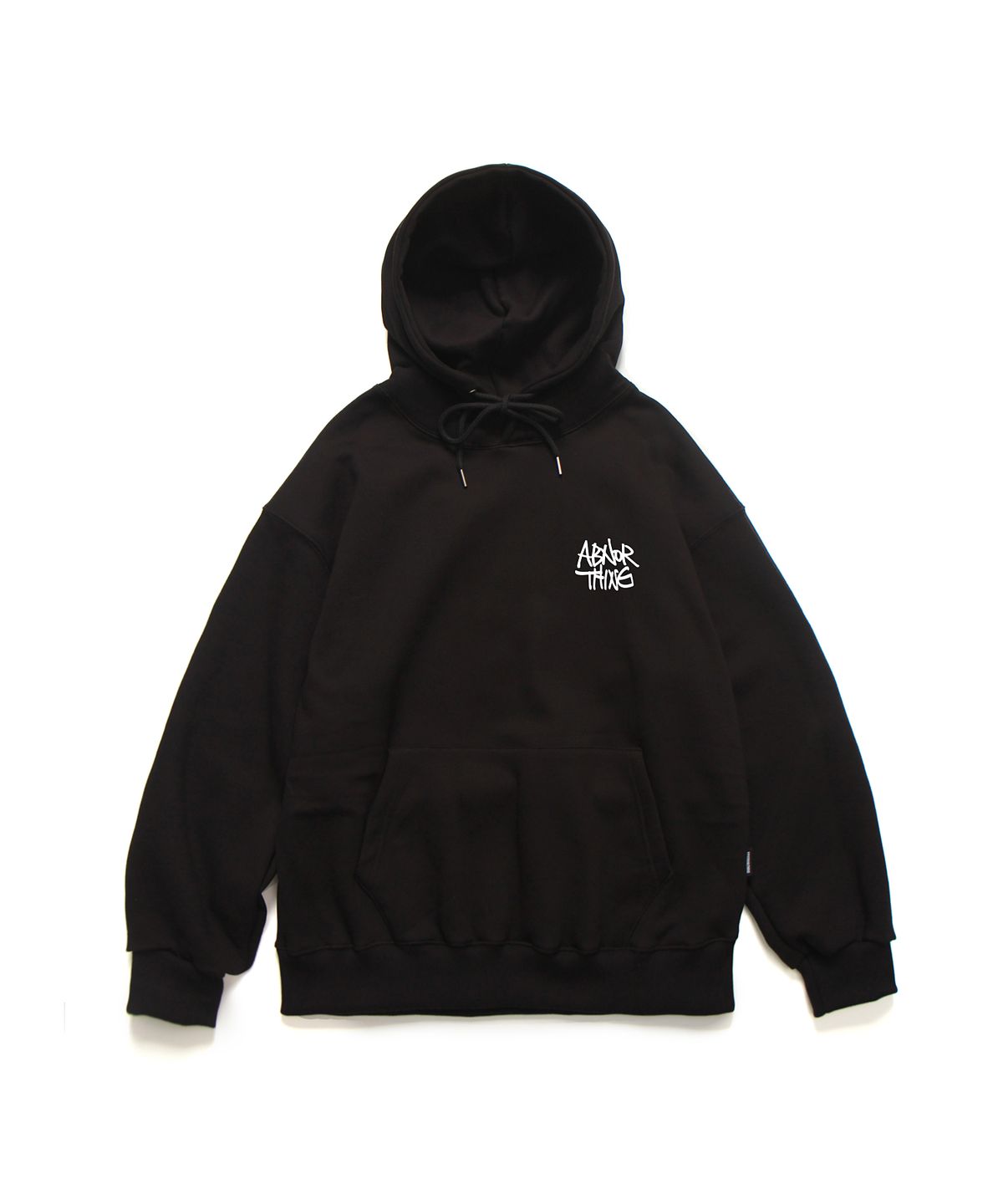 앱놀머씽(ABNORMALTHING) HW001 루즈핏 후드 블랙 (HW001 HOOD BLACK)