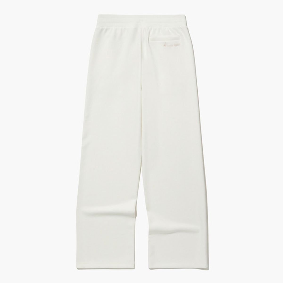 르꼬끄(LECOQ) 우먼스 모달 더블텐션 스트레이트 팬츠 - 크림(QQ122OFP11)