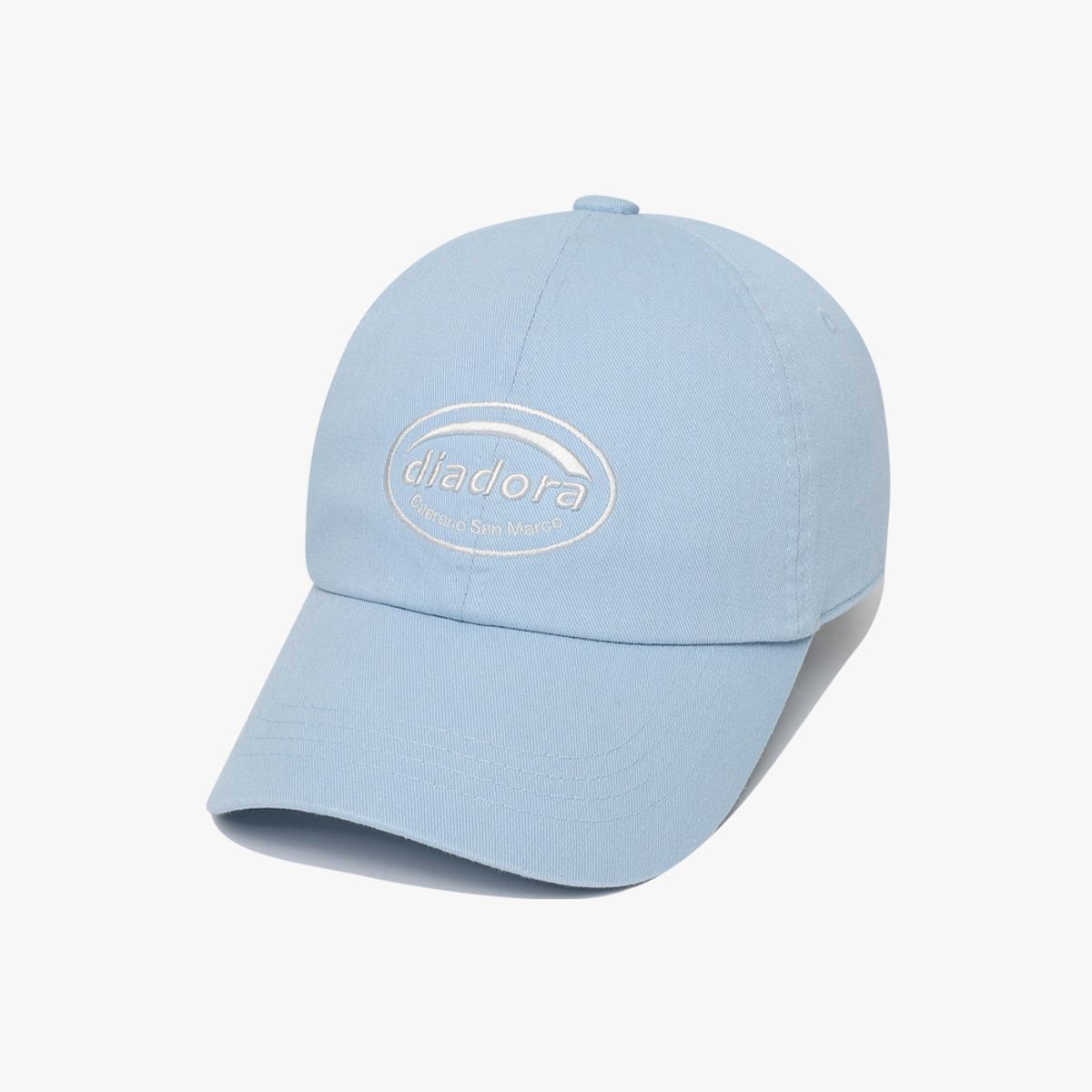 디아도라(diadora) 와펜 로고 볼캡 SKY BLUE