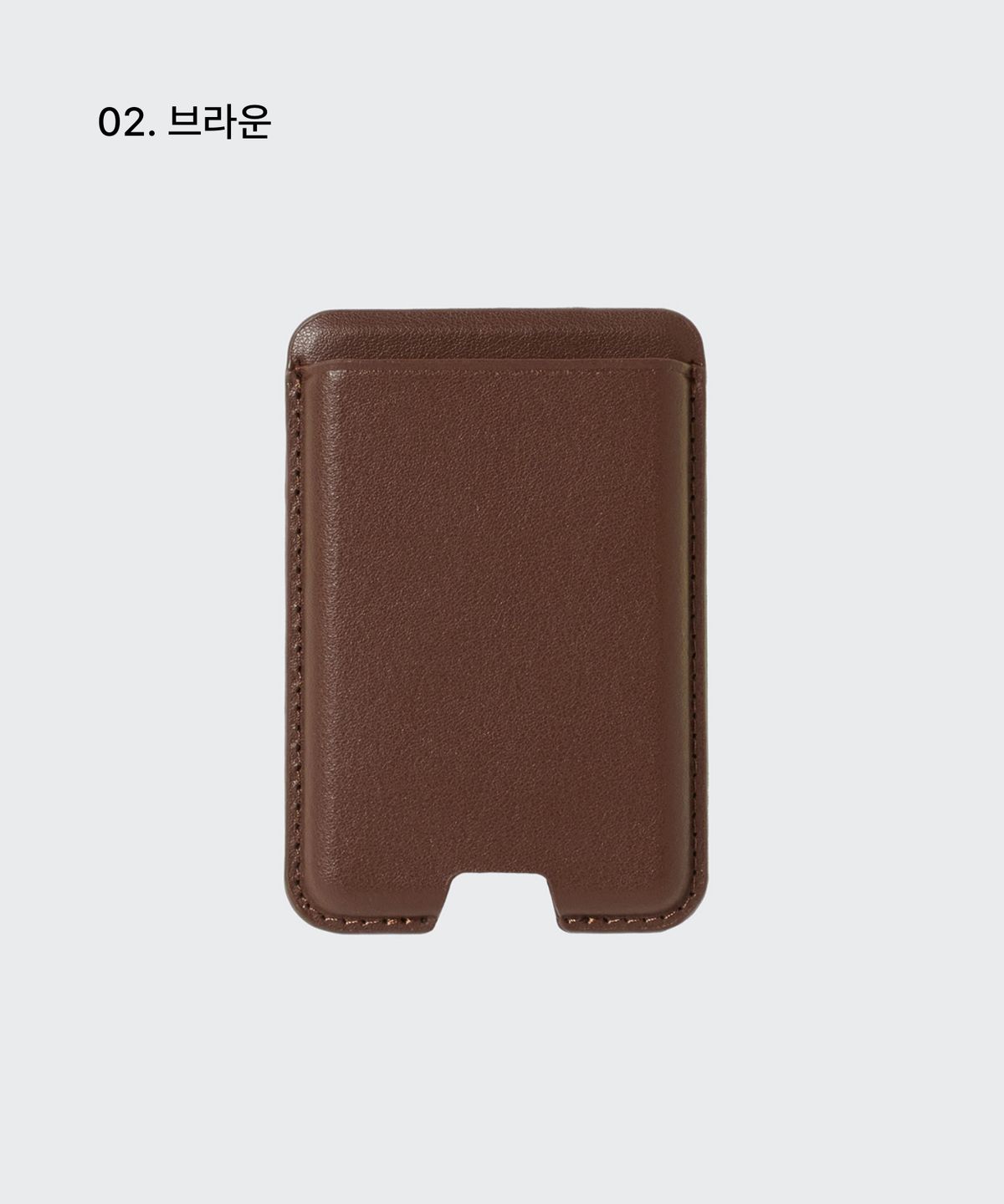 무신사 스탠다드(MUSINSA STANDARD) 레더 마그네틱 폰 카드 홀더
