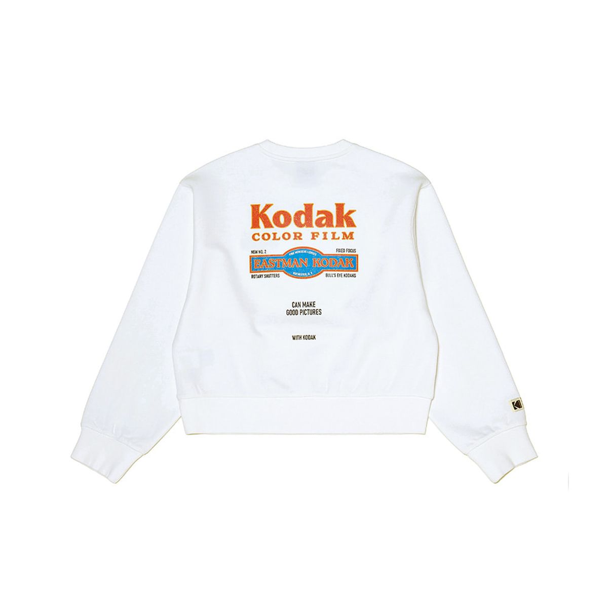 코닥(KODAK) 레시피 스노우워싱 맨투맨 우먼 IVORY