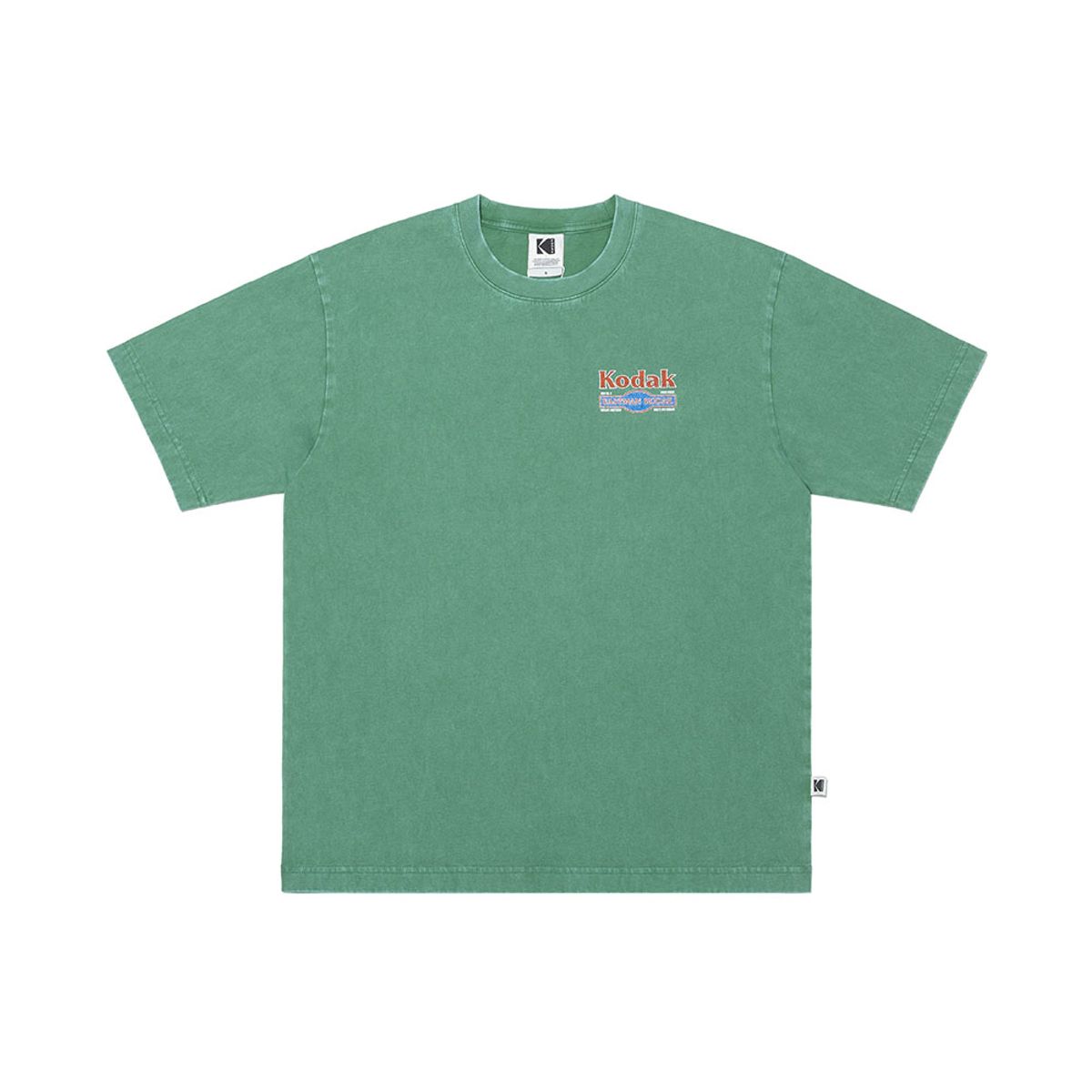코닥(KODAK) 레시피 스노우워싱 반팔티셔츠 GREEN