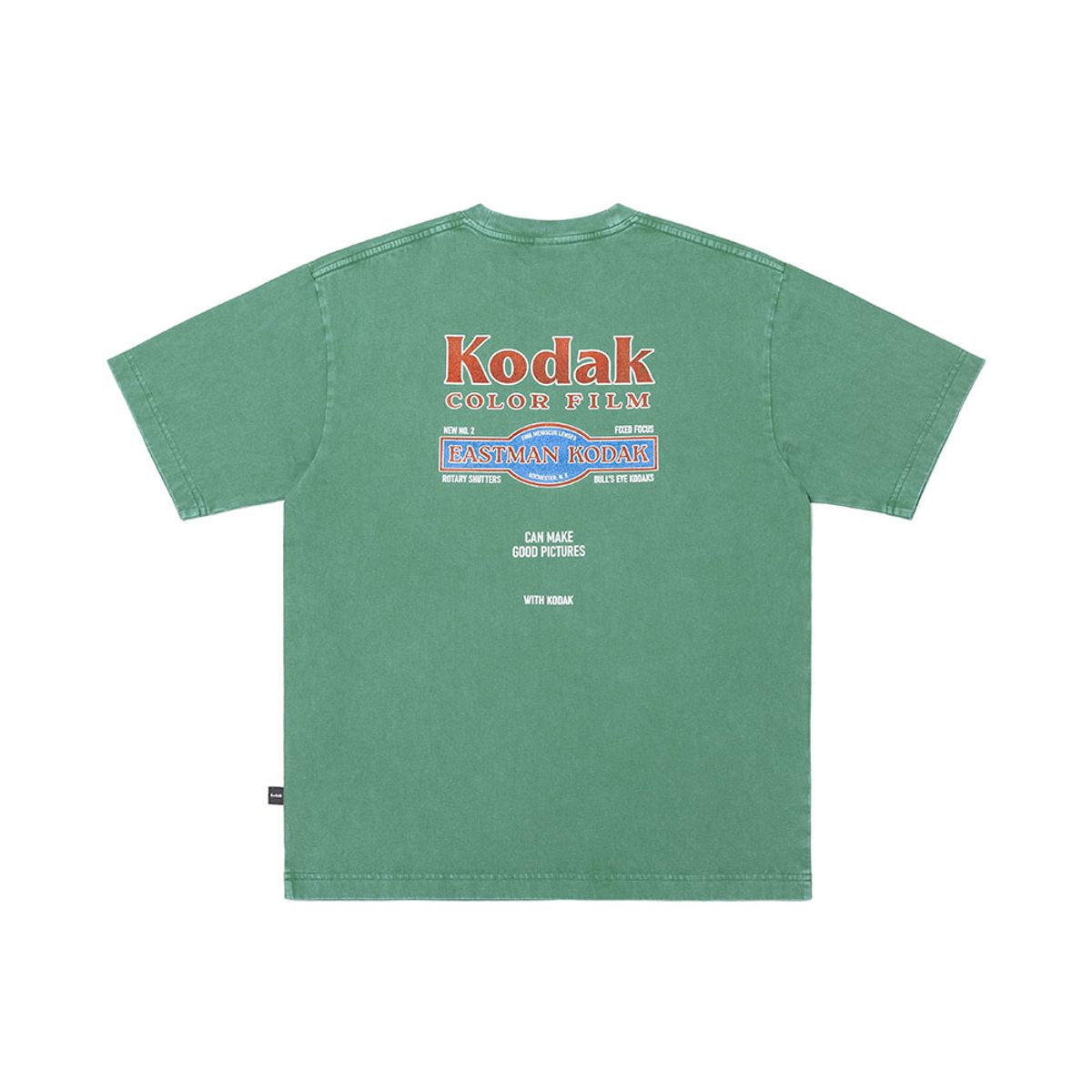 코닥(KODAK) 레시피 스노우워싱 반팔티셔츠 GREEN
