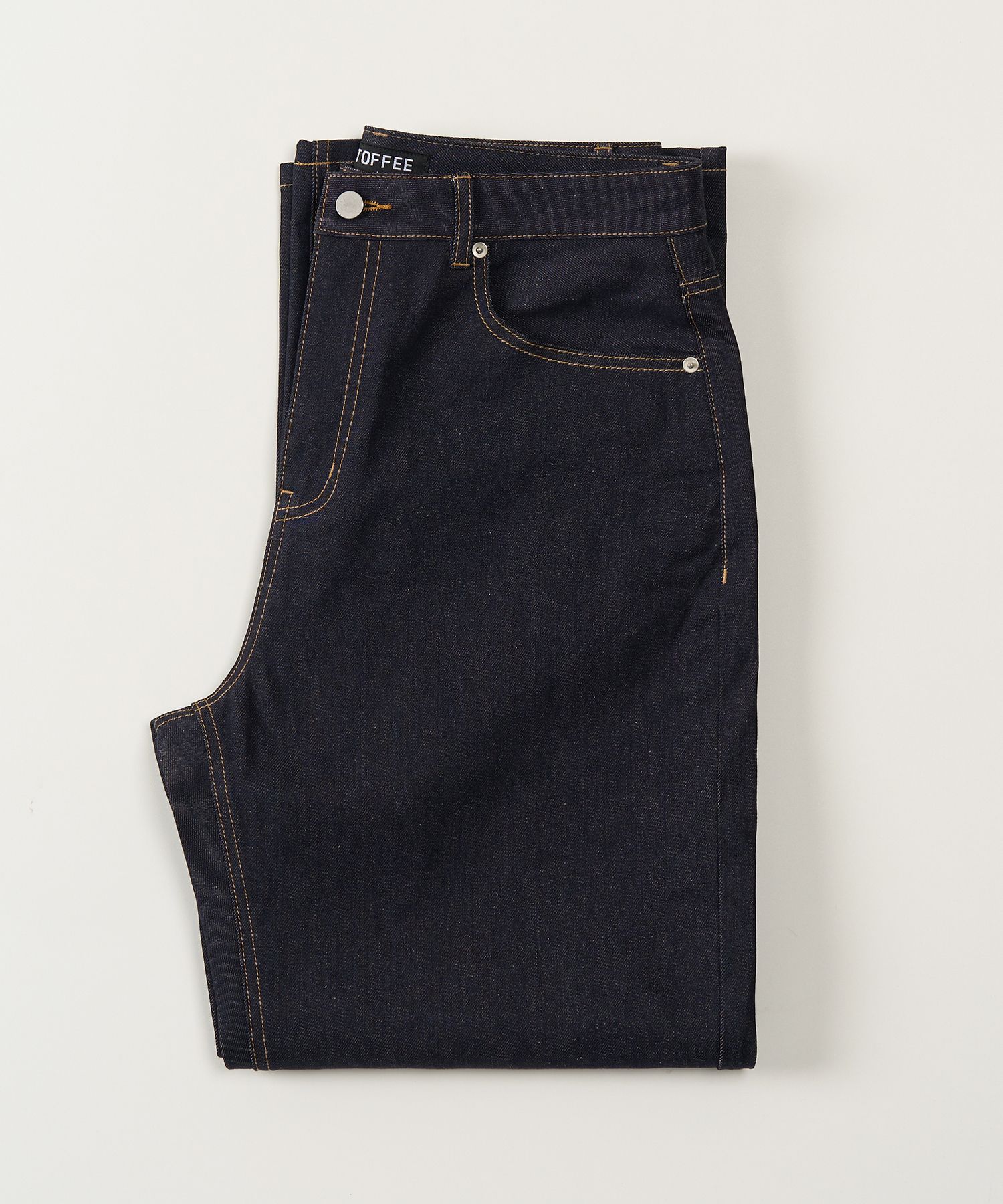 MUSINSA | TOFFEE [Non-Fade] Origin Raw Denim Jeans (RAW INDIGO)