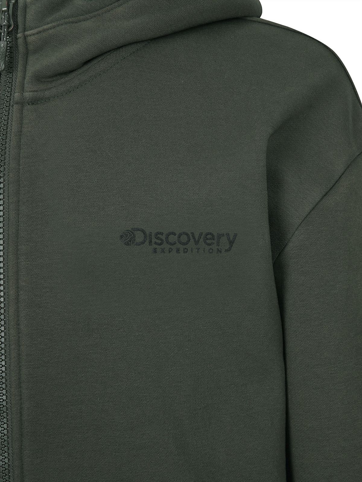 디스커버리 익스페디션(DISCOVERY EXPEDITION) 니트 워시드 남성 트레이닝 자켓 (D.Khaki)