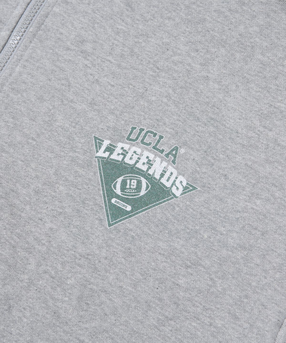 유씨엘에이(UCLA) UCLA 빈티지 스몰로고 반집업[M-GREY](UZ2LTEF)