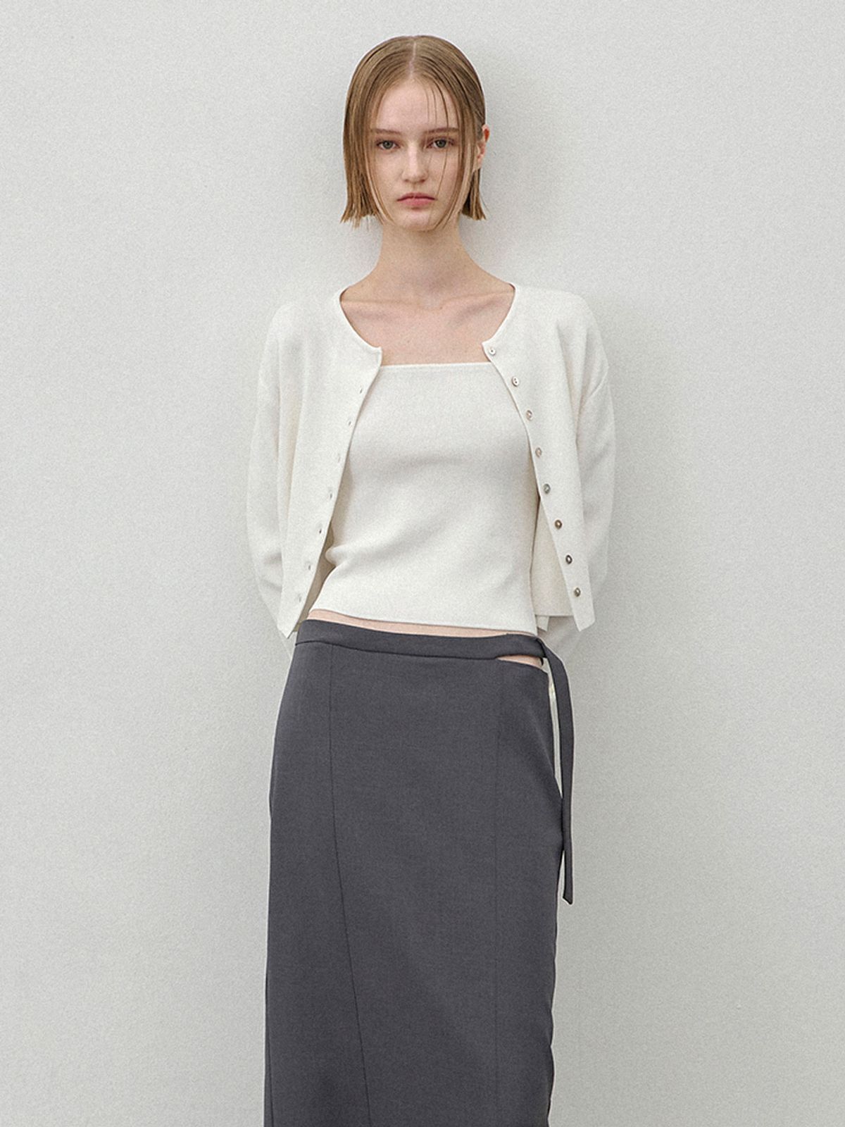아틀리에 나인(ATELIER NAIN) ESSENTIAL HEDETTA CAMISOLE KNIT(T-7008)