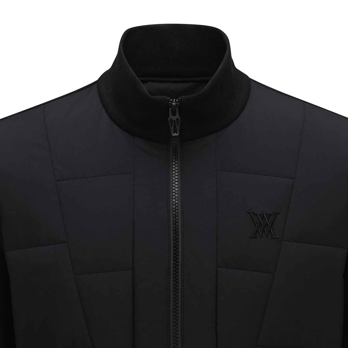 어뉴골프(ANEW GOLF) MEN SP HYBRID PADDED KNIT CARDIGAN_BK