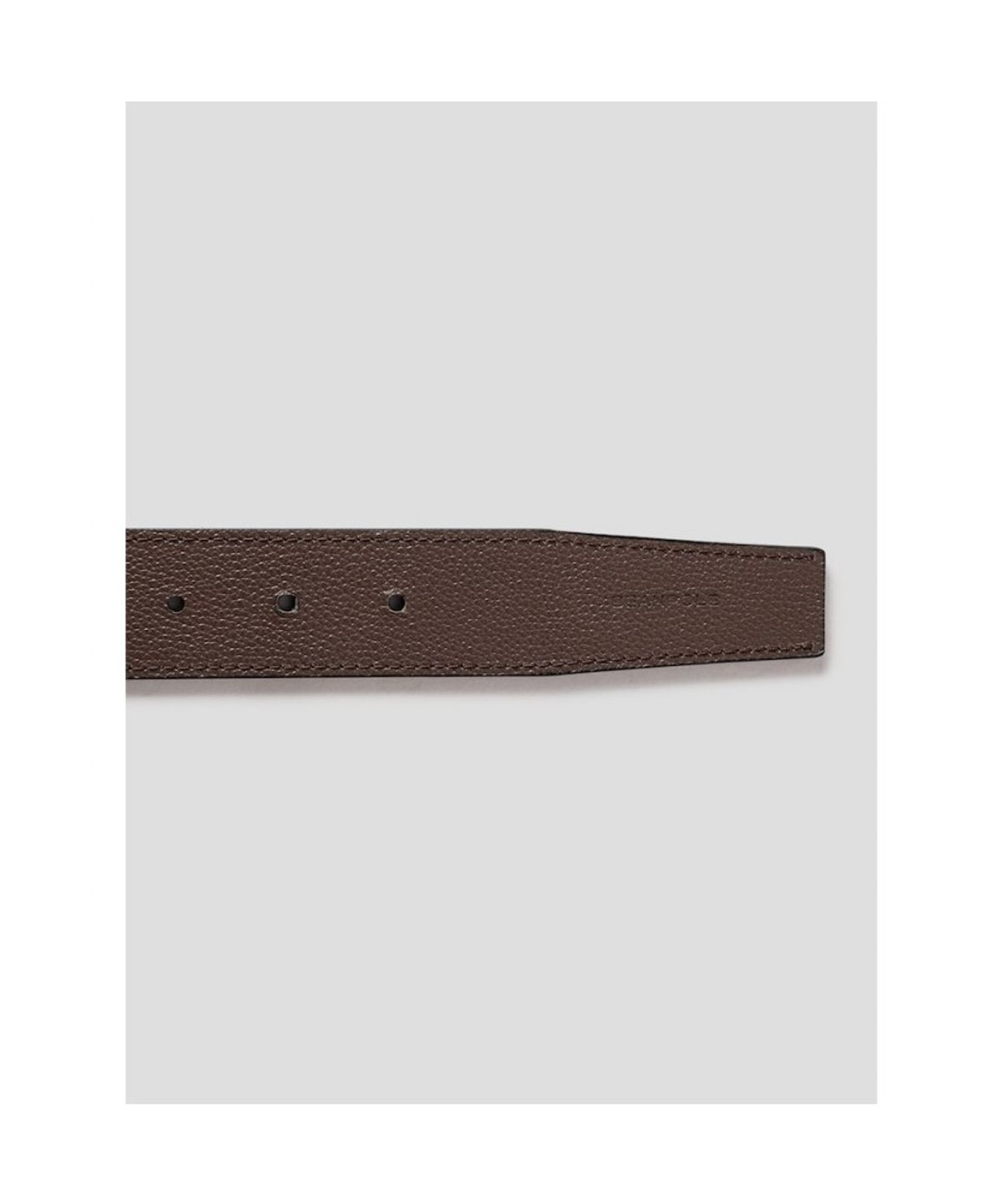 빈폴 액세서리(BEANPOLE ACCESSORY) 리버시블 라운드 버클 벨트 - 블랙