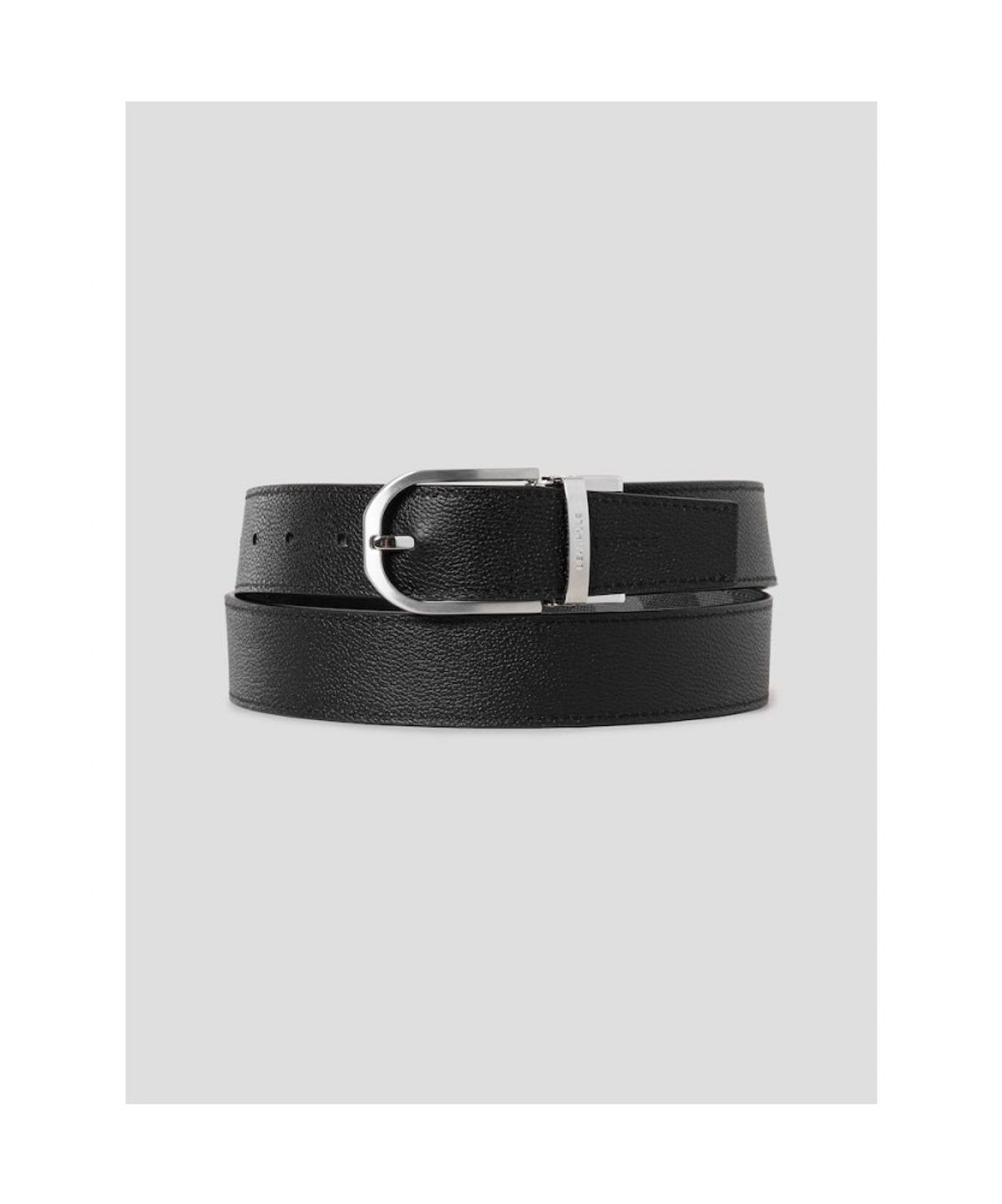 빈폴 액세서리(BEANPOLE ACCESSORY) 리버시블 라운드 버클 벨트 - 체크