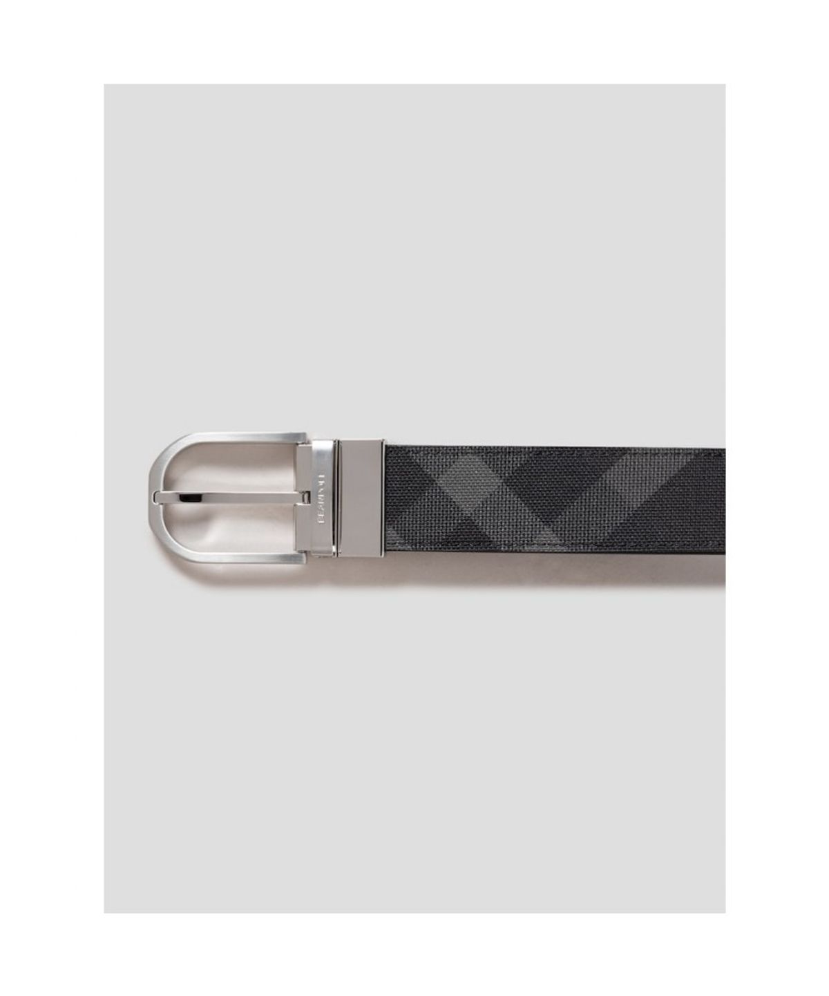 빈폴 액세서리(BEANPOLE ACCESSORY) 리버시블 라운드 버클 벨트 - 체크
