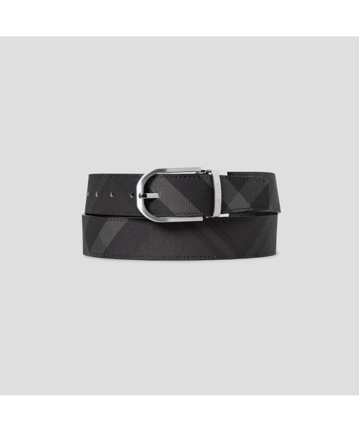 빈폴 액세서리(BEANPOLE ACCESSORY) 리버시블 라운드 버클 벨트 - 체크