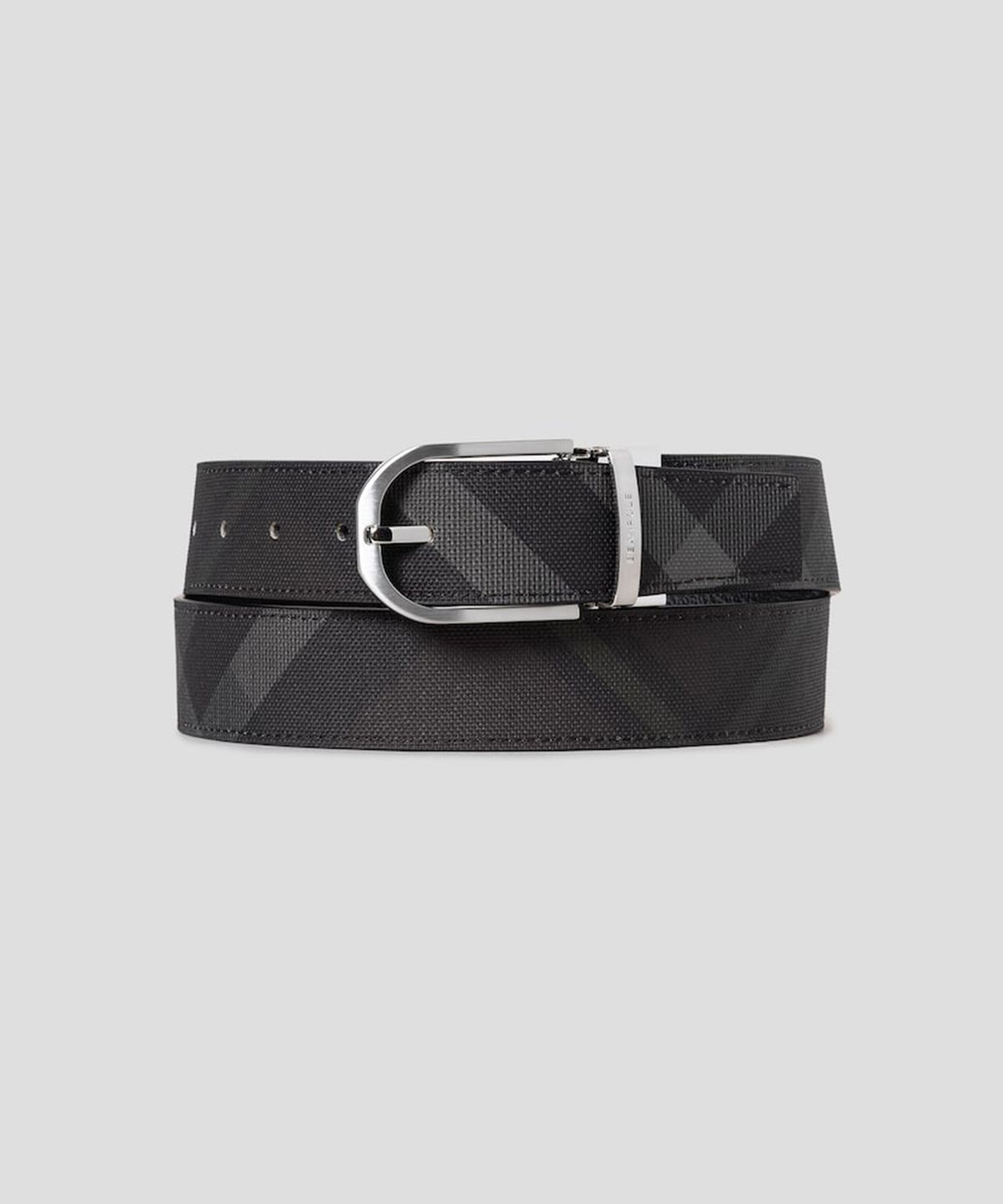 빈폴 액세서리(BEANPOLE ACCESSORY) 리버시블 라운드 버클 벨트 - 체크