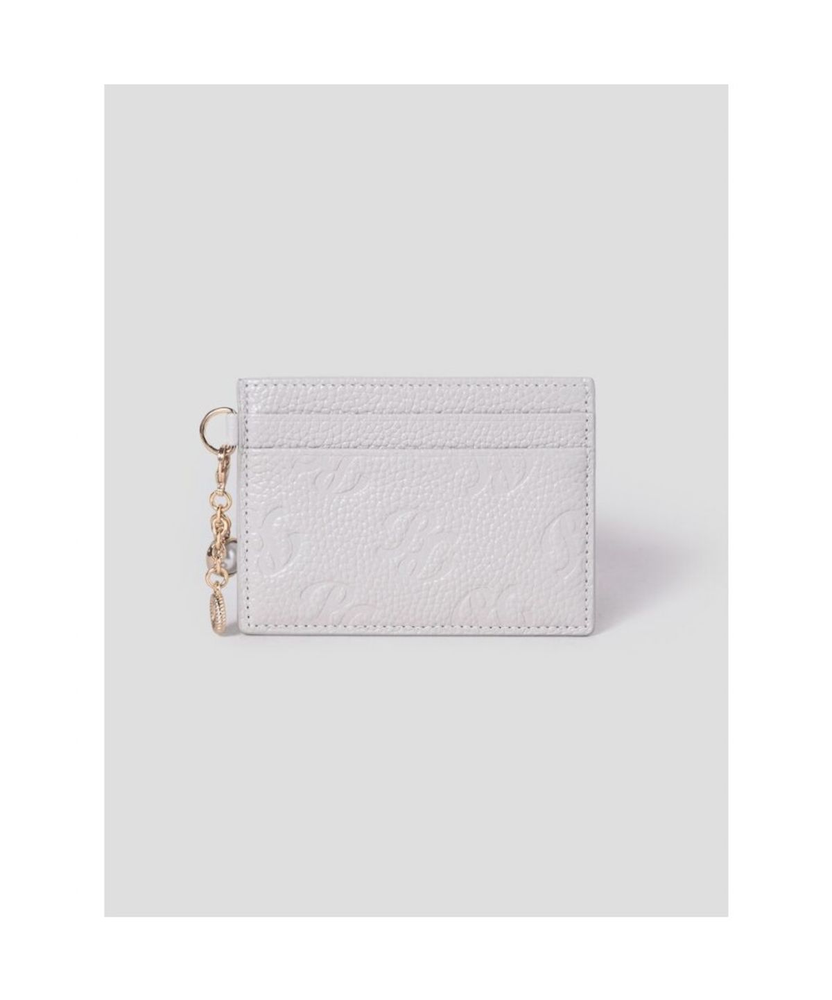 빈폴 액세서리(BEANPOLE ACCESSORY) 루시아 BP 패턴 낱장 카드지갑 - 라이트 그레이