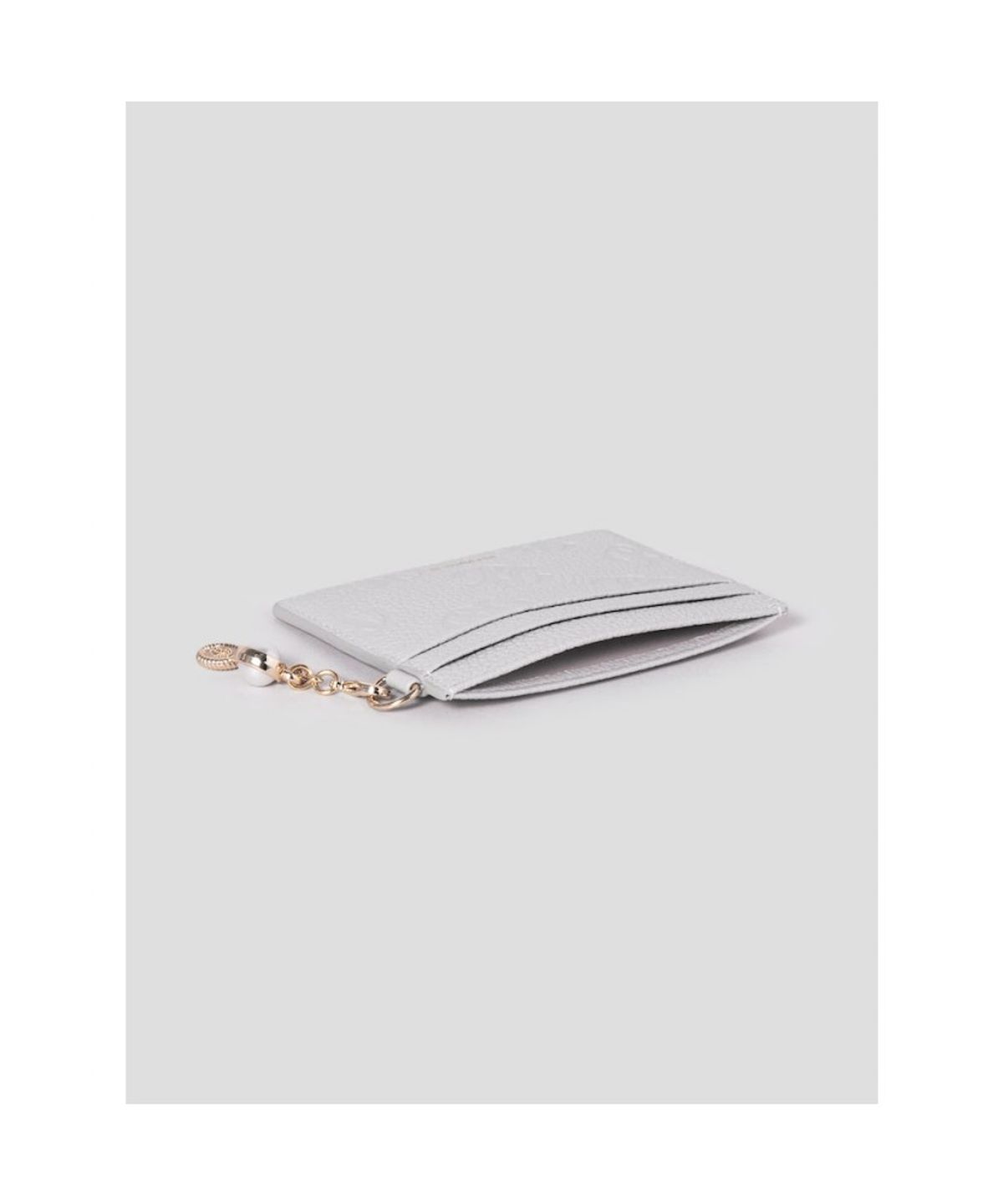 빈폴 액세서리(BEANPOLE ACCESSORY) 루시아 BP 패턴 낱장 카드지갑 - 라이트 그레이
