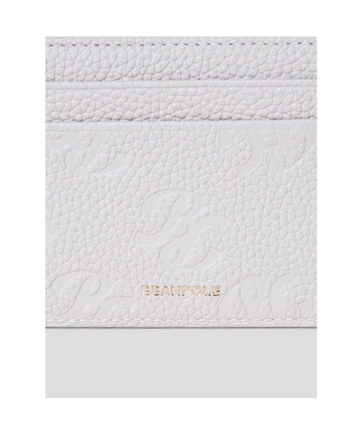 빈폴 액세서리(BEANPOLE ACCESSORY) 루시아 BP 패턴 낱장 카드지갑 - 라이트 그레이