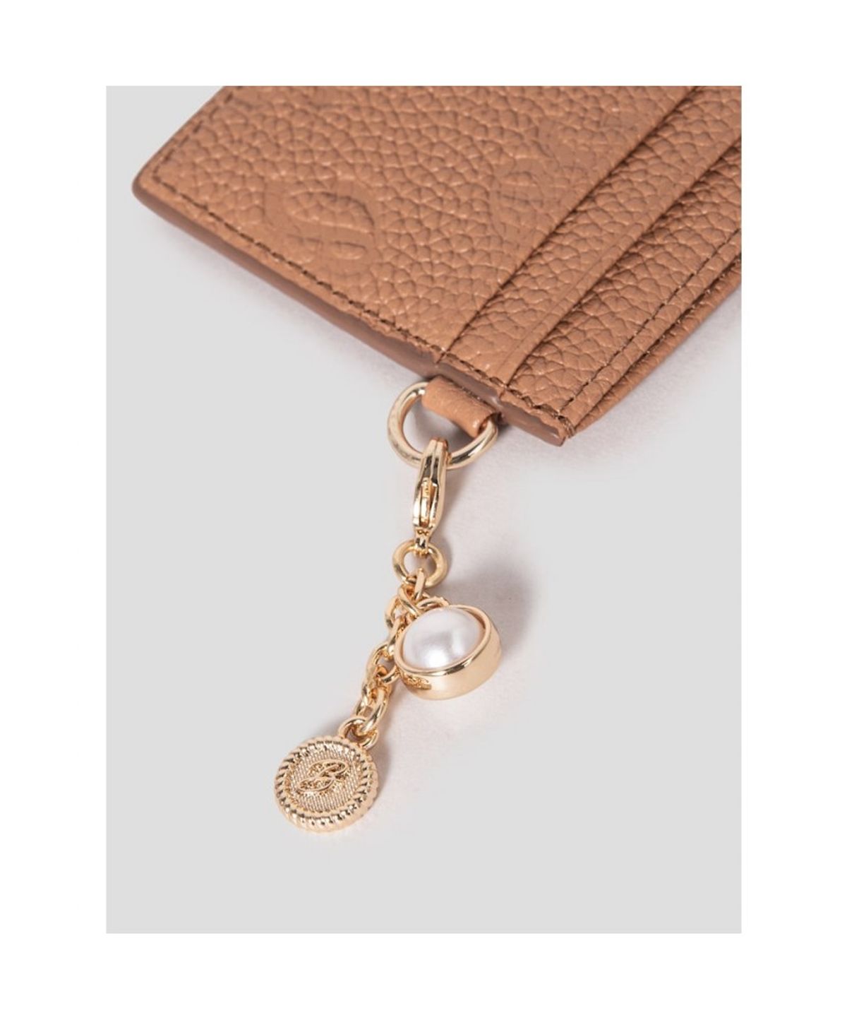 빈폴 액세서리(BEANPOLE ACCESSORY) 루시아 BP 패턴 낱장 카드지갑 - 브릭