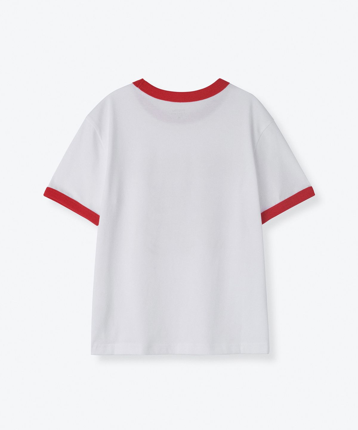 무신사 스탠다드 키즈(MUSINSA STANDARD KIDS) 투게더  릴렉스드 링거 티셔츠 [화이트]