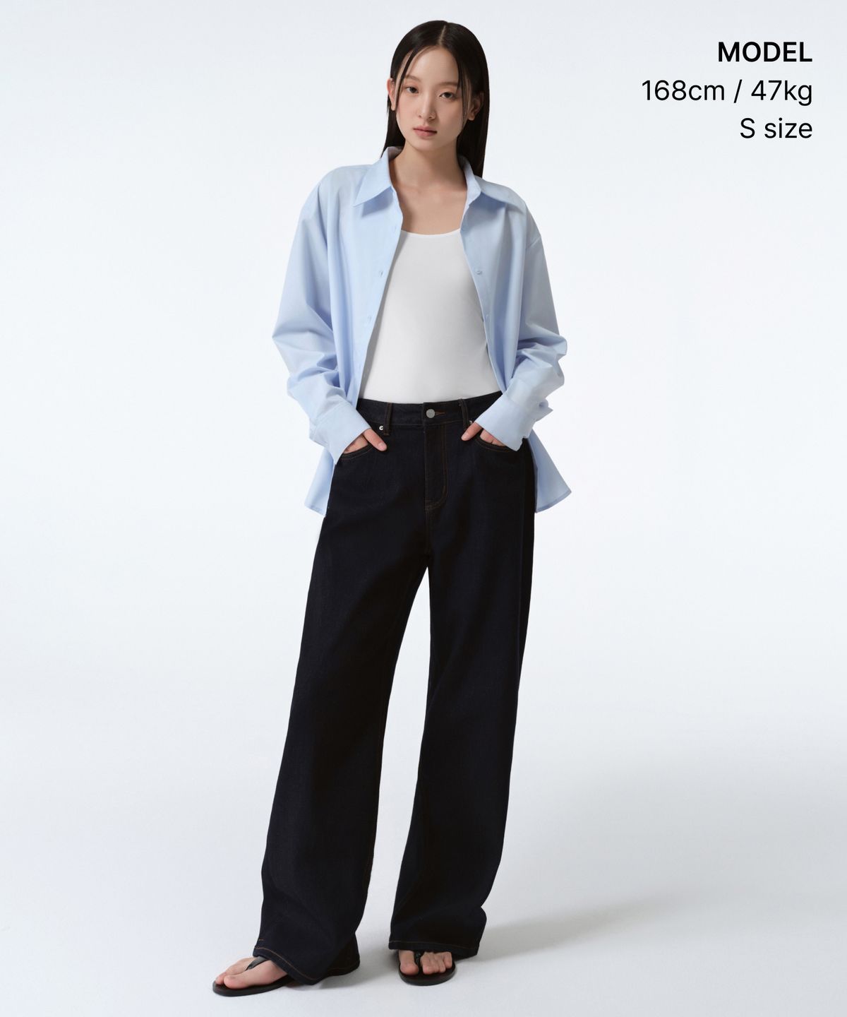 무신사 스탠다드 우먼(MUSINSA STANDARD WOMAN) [쿨탠다드] 우먼즈 슬리브리스 언더셔츠 [화이트]