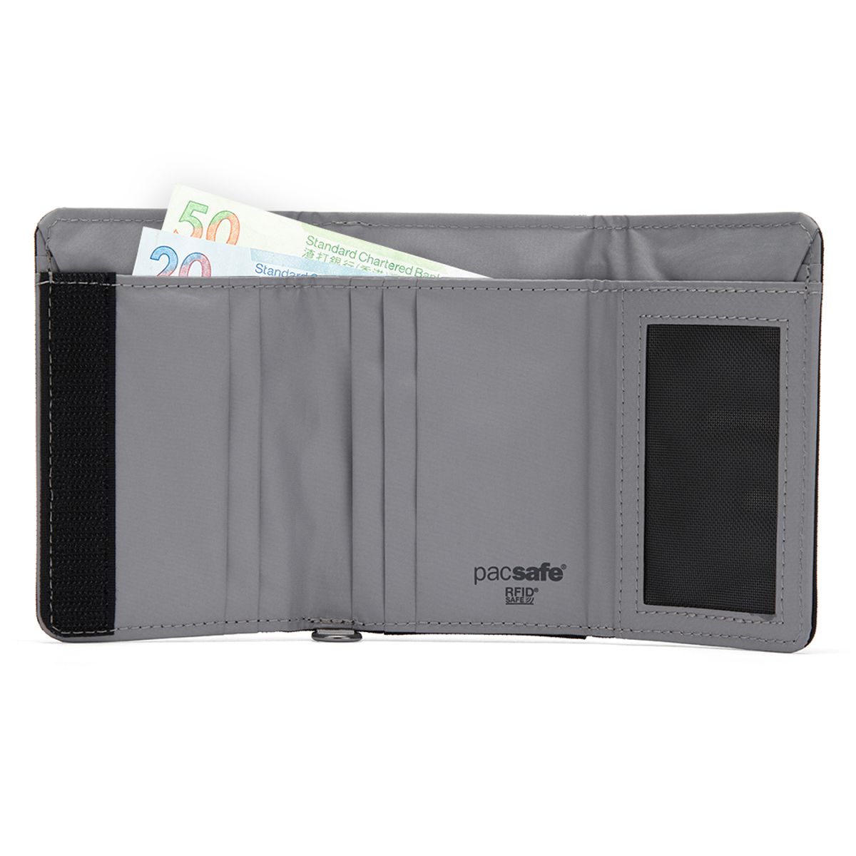 팩세이프(PACSAFE) RFID 세이프 트리폴드 3단 반지갑