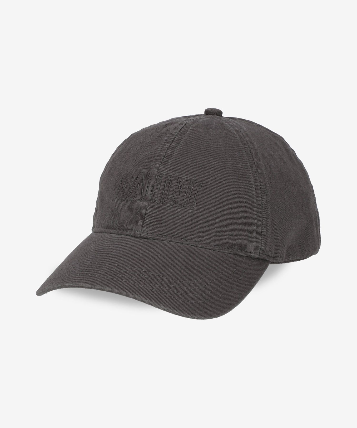 MUSINSA | GANNI Logo Ball Cap - Frost Grey / A6302523