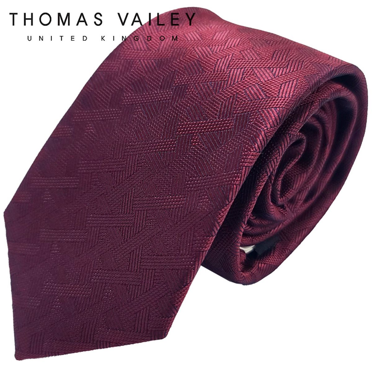토마스 베일리(THOMAS VAILEY) 패션넥타이-이집션 와인 7cm