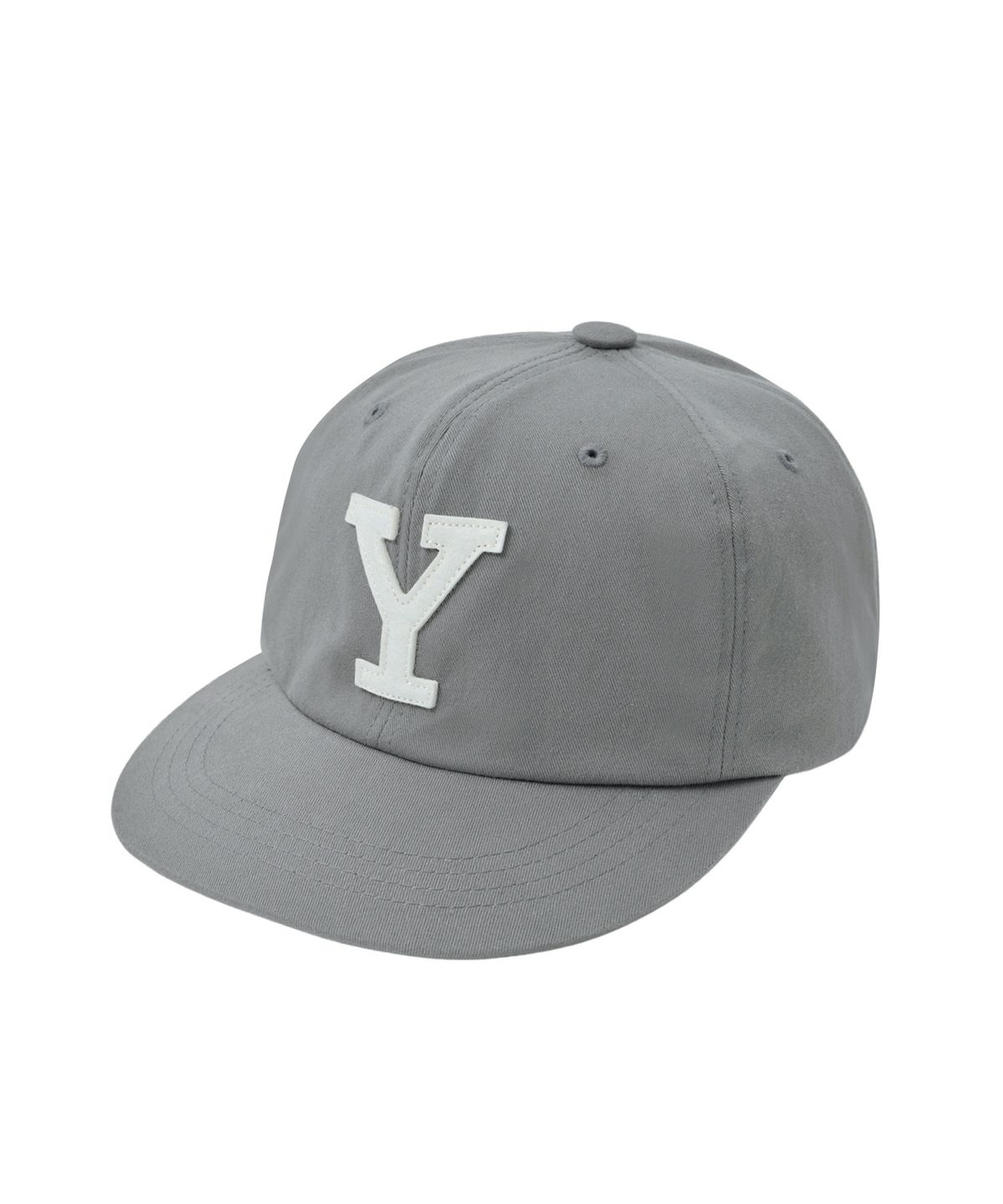 예일(YALE) Y로고 레더 스트랩 캡_그레이