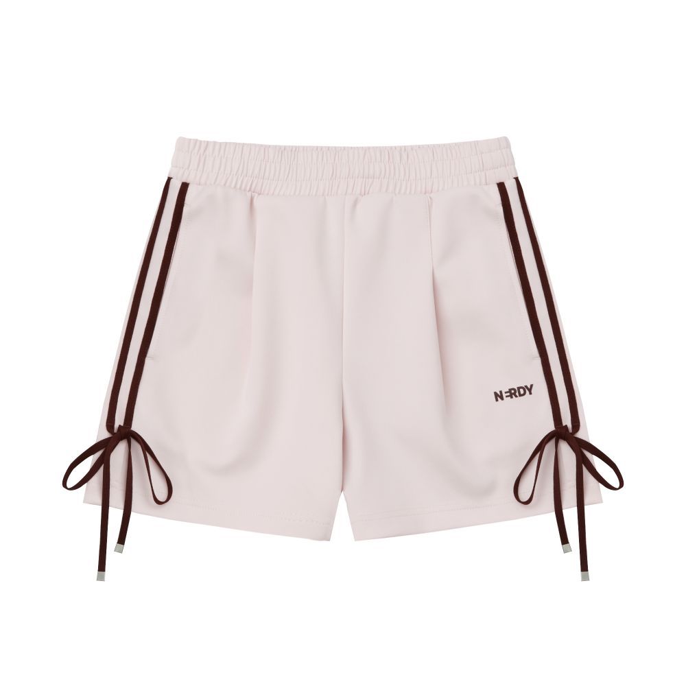 ジャケット 25SS NERDY Women's Ribbon Short Sleeve Track Top MUSINSA | NERDY Women's Ribbon Track Shorts (25SS) (Cream