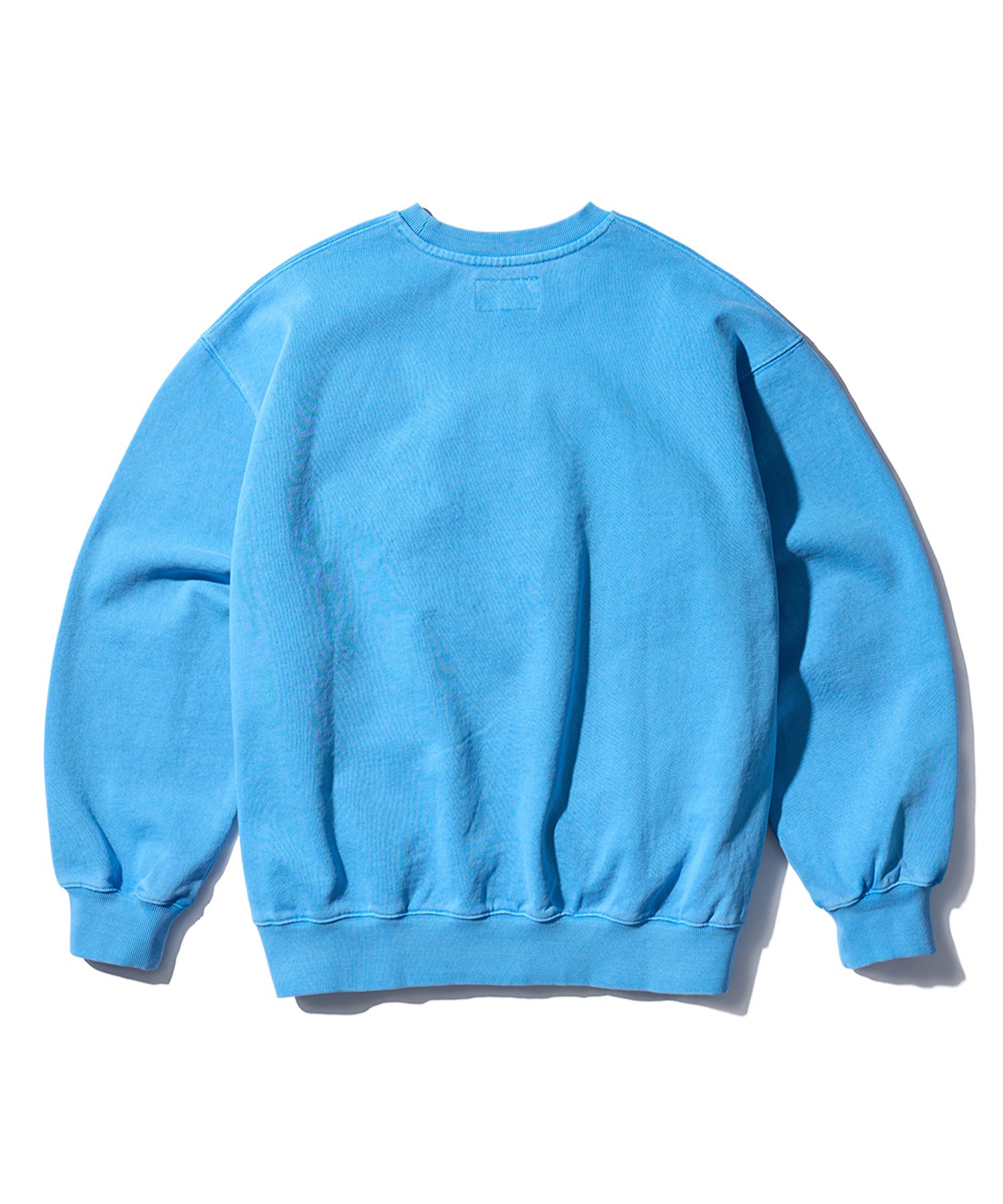 MUSINSA | AECA WHITE BIG LOGO SWEATSHIRT-WASHED BLUE