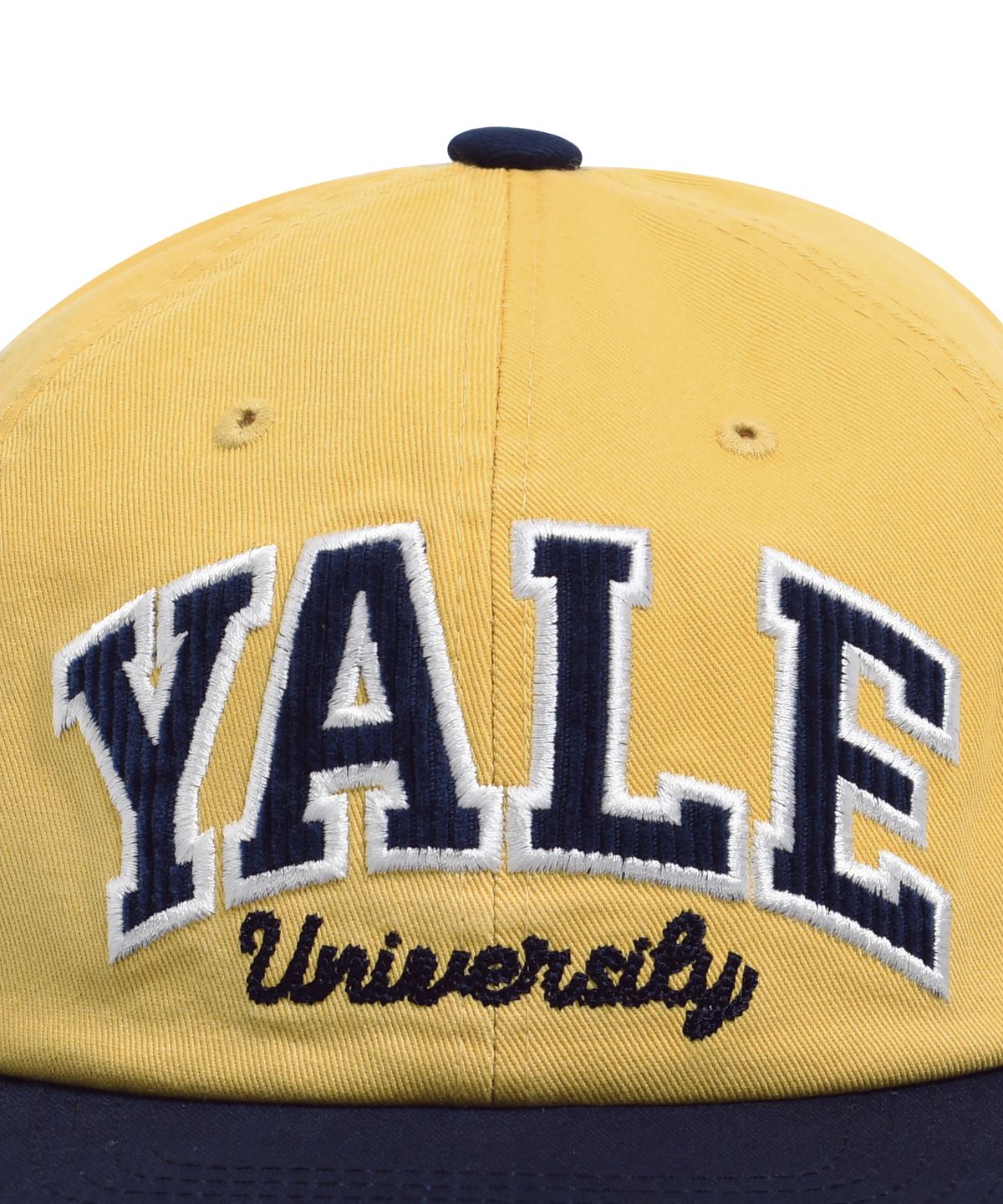 예일(YALE) 투톤아치 멀티컬러 스냅 캡_옐로우