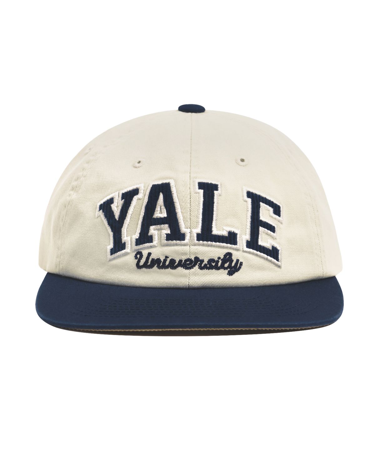 예일(YALE) 투톤아치 멀티컬러 스냅 캡_아이보리