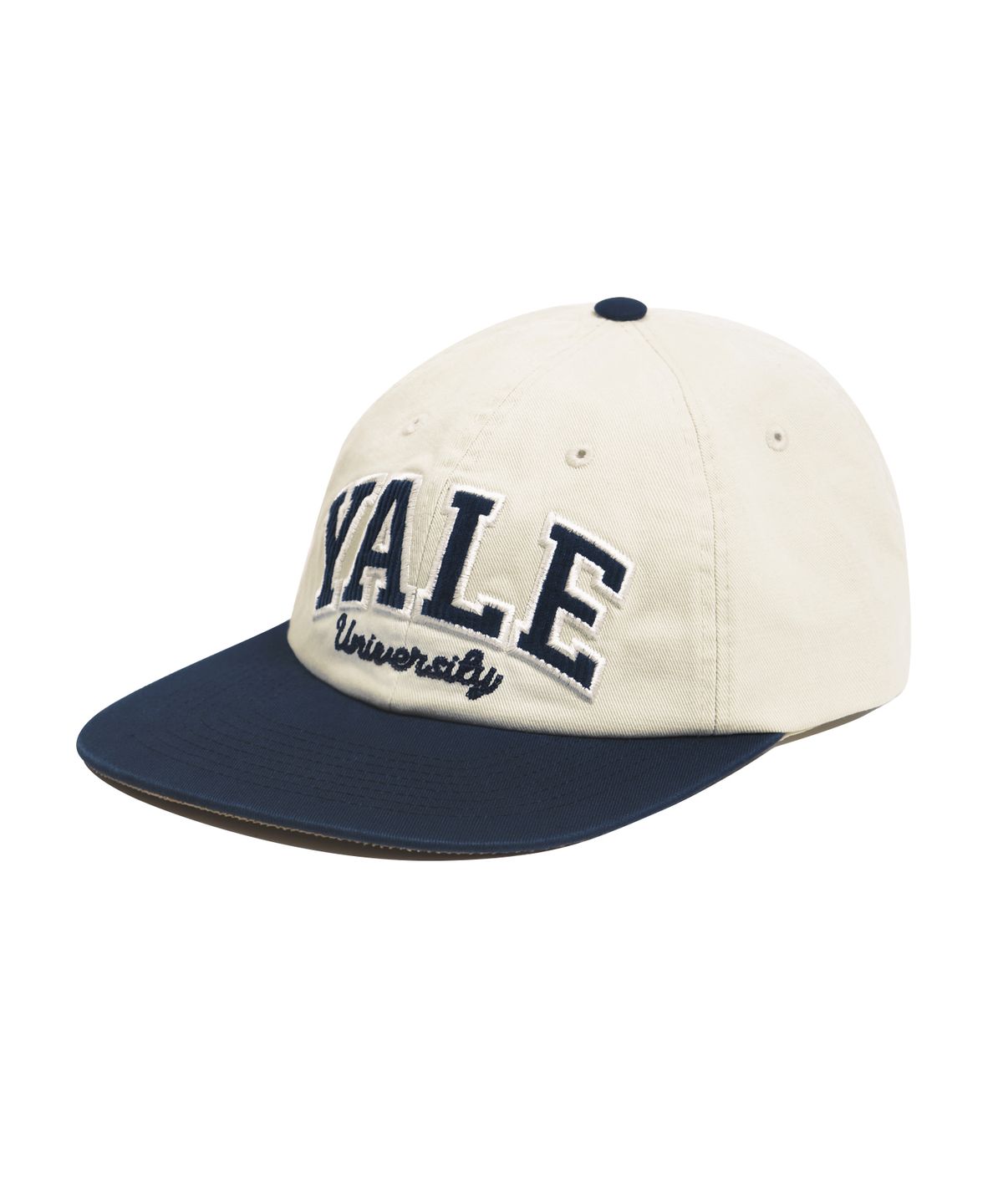 예일(YALE) 투톤아치 멀티컬러 스냅 캡_아이보리