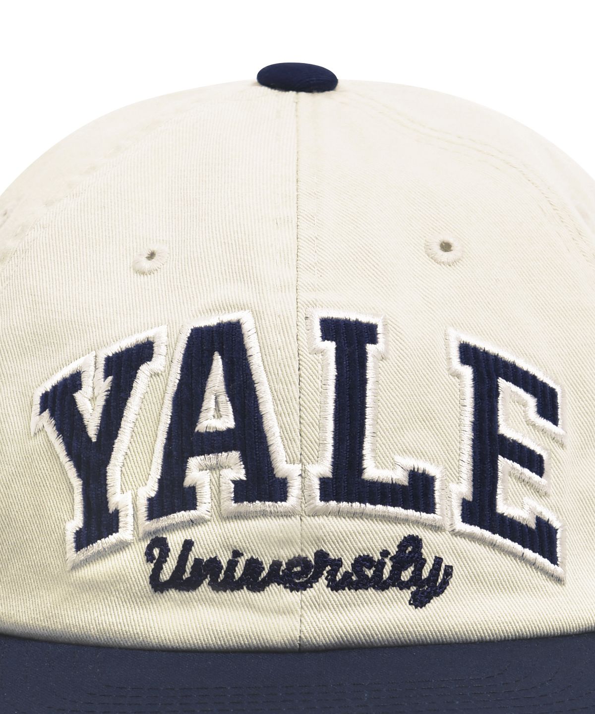 예일(YALE) 투톤아치 멀티컬러 스냅 캡_아이보리