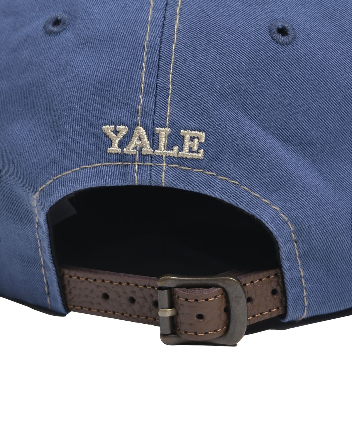 예일(YALE) 빈티지 플래그 스티치 포인트 스냅 캡_네이비