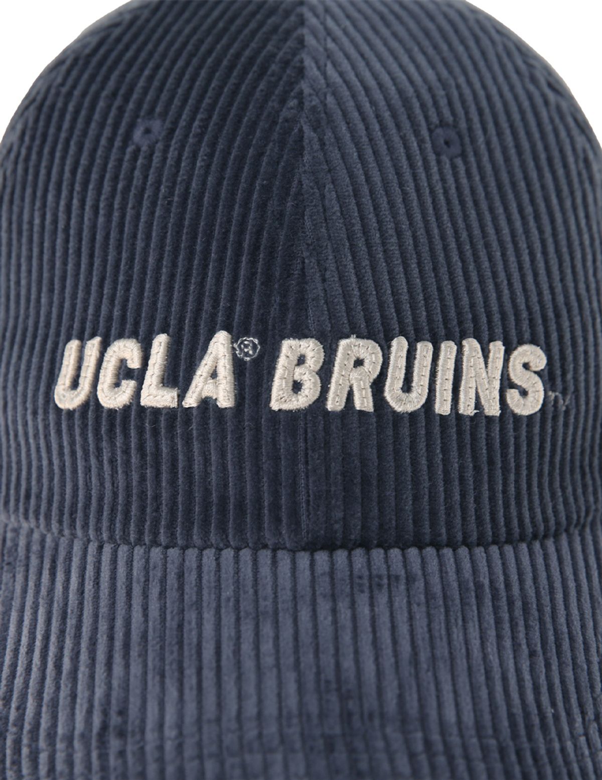 유씨엘에이(UCLA) 남녀공용 코듀로이 로고 자수 볼캡[GREY](UBRAC92)