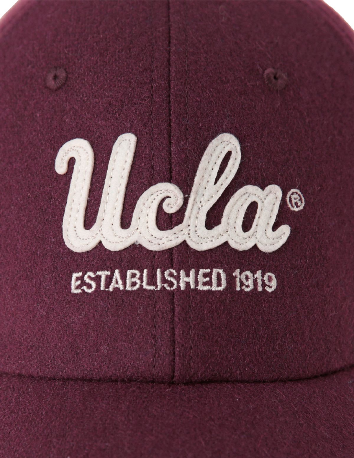 유씨엘에이(UCLA) 남녀공용 울 1919 볼캡[BURGANDY](UBRAC93)