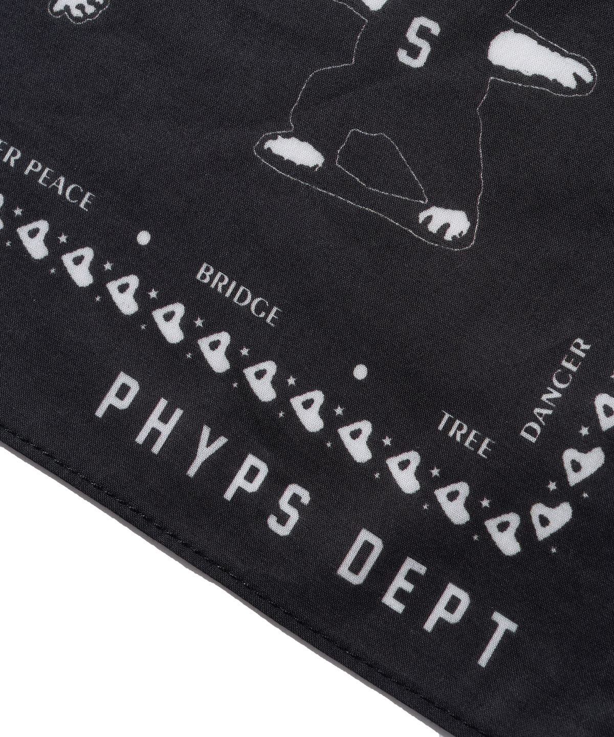 피지컬 디파트먼트(PHYSICAL DEPARTMENT) 요가베어 반다나_블랙