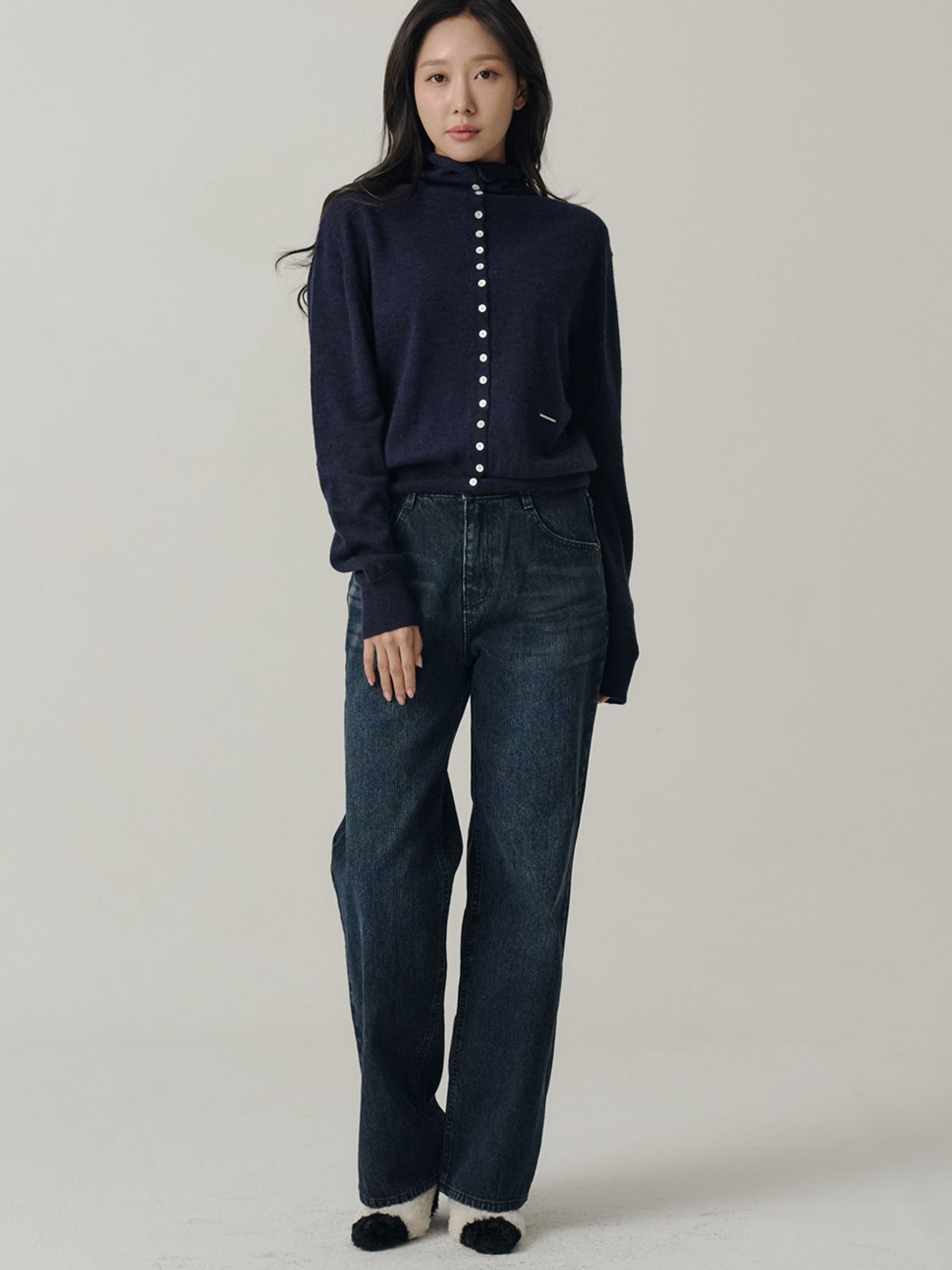 쏘리, 투 머치 러브(SORRY, TOO MUCH LOVE) 804 Corduroy Denim Pants_Blue